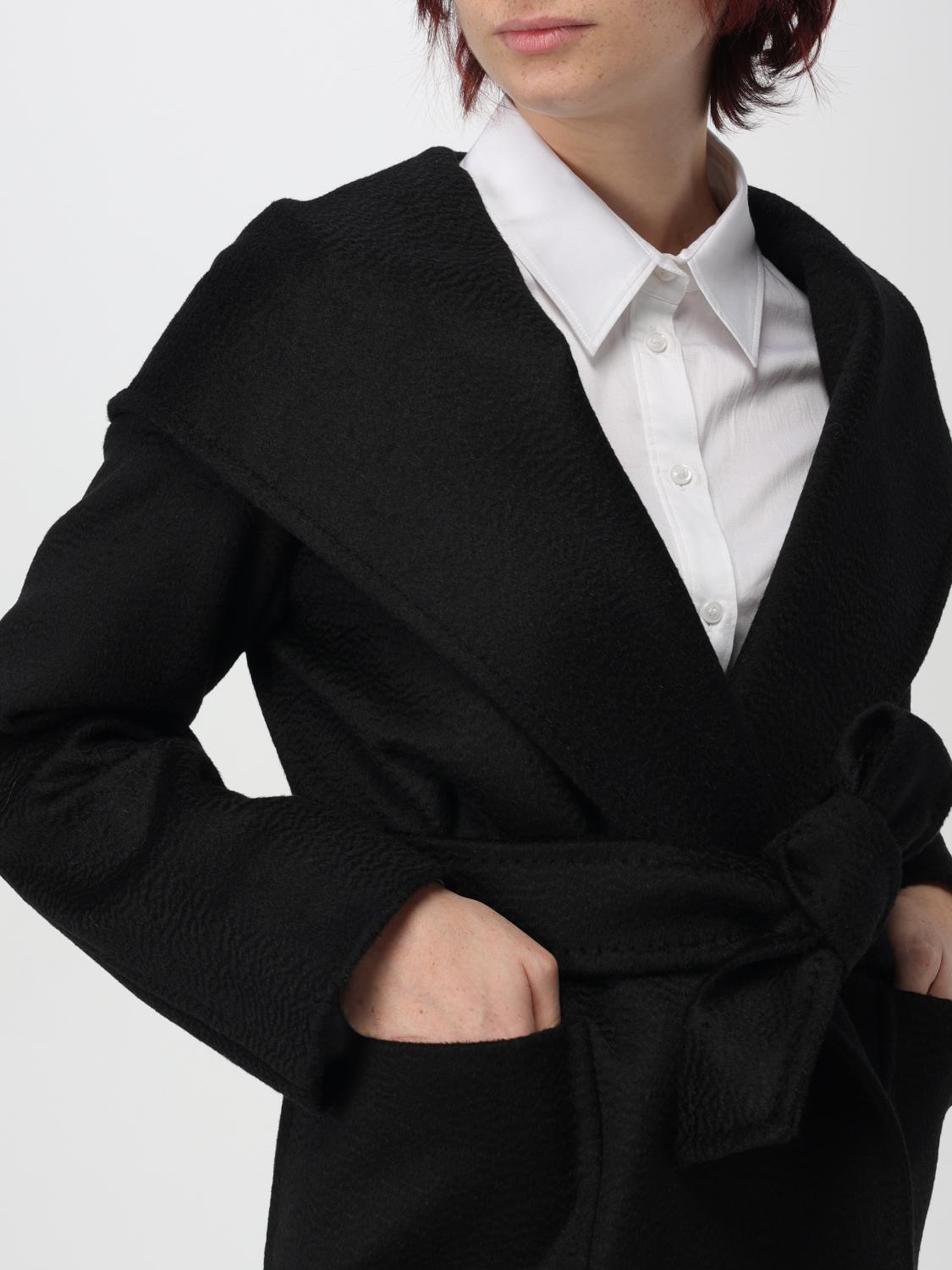 MAX MARA COAT: Coat woman Max Mara, Black - Img 4