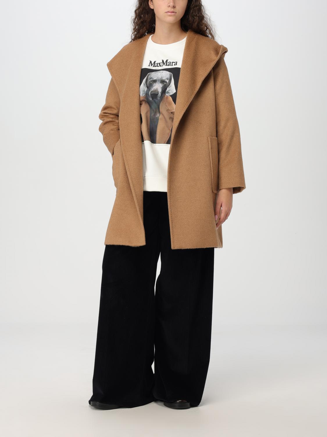 MAX MARA COAT: Coat woman Max Mara, Camel - Img 2