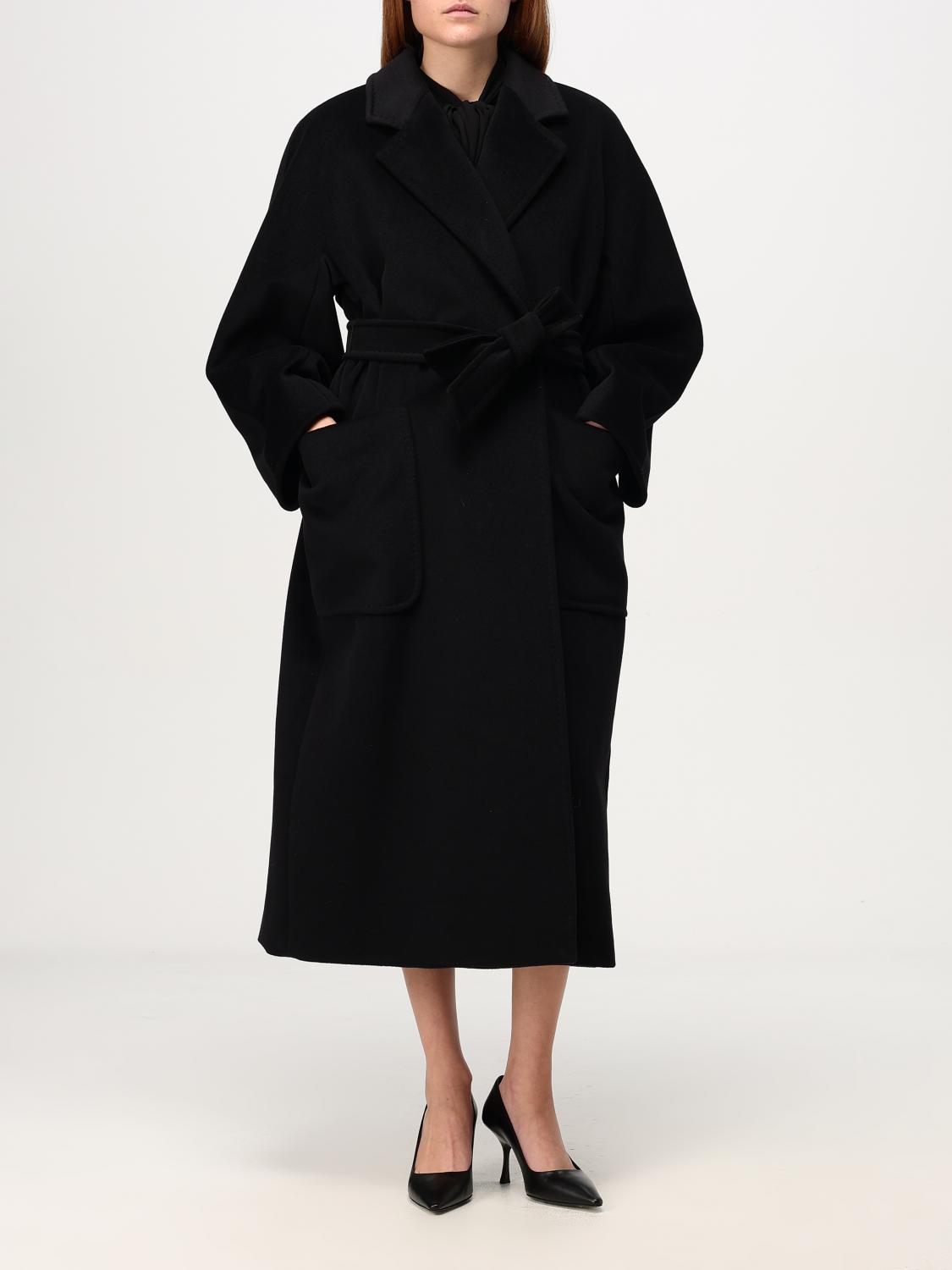 MAX MARA COAT: Coat woman Max Mara, Black - Img 2