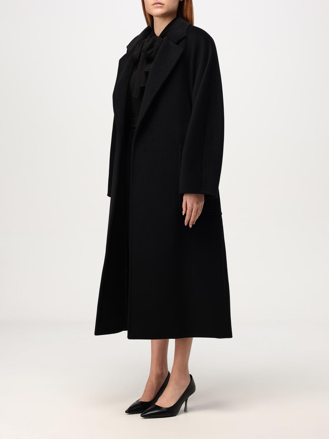 MAX MARA COAT: Coat woman Max Mara, Black - Img 4