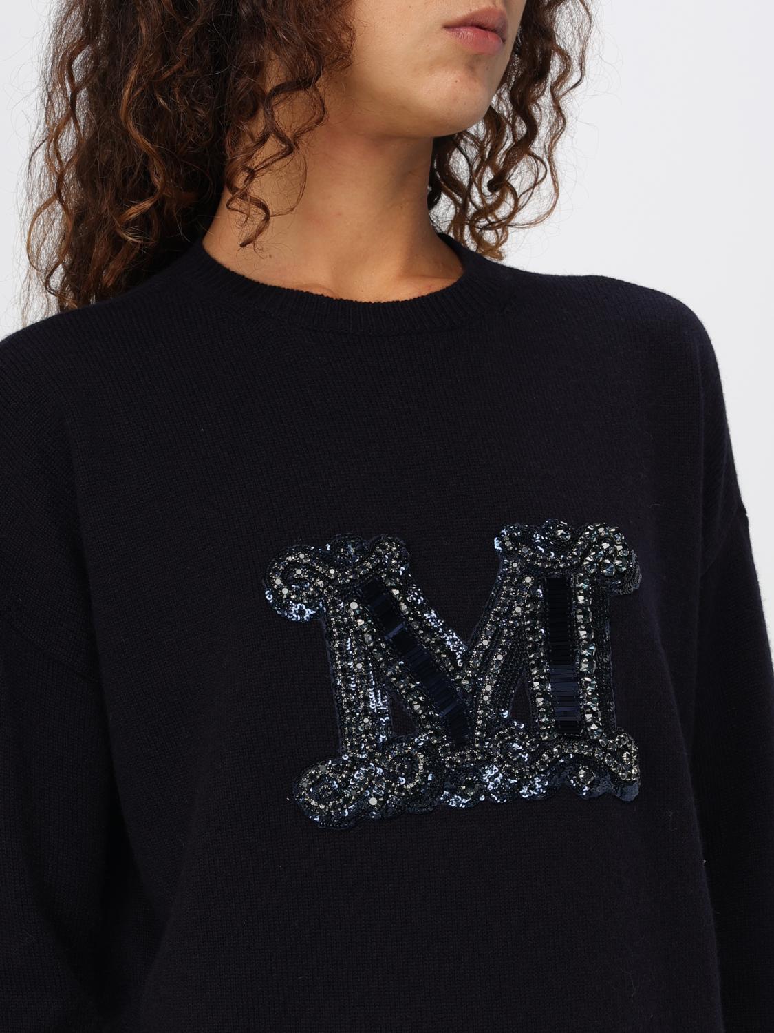 MAX MARA PULL: Pull femme Max Mara, Bleu - Img 4