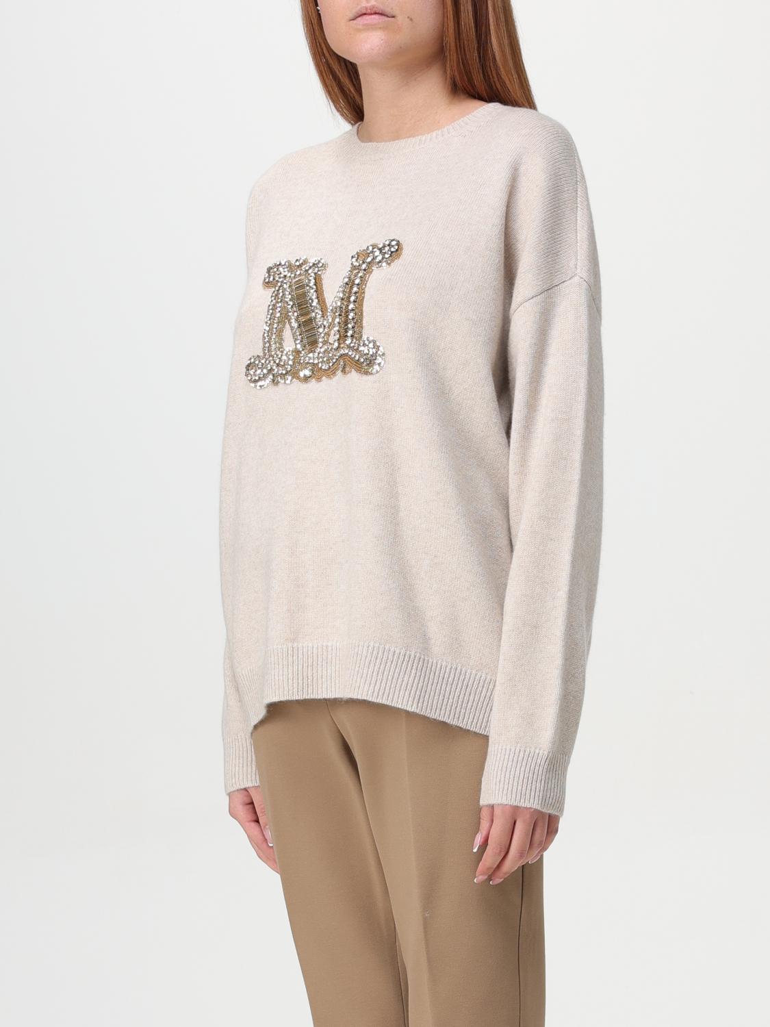 MAX MARA MAGLIA: Maglia M Max Mara in lana, Beige - Img 4