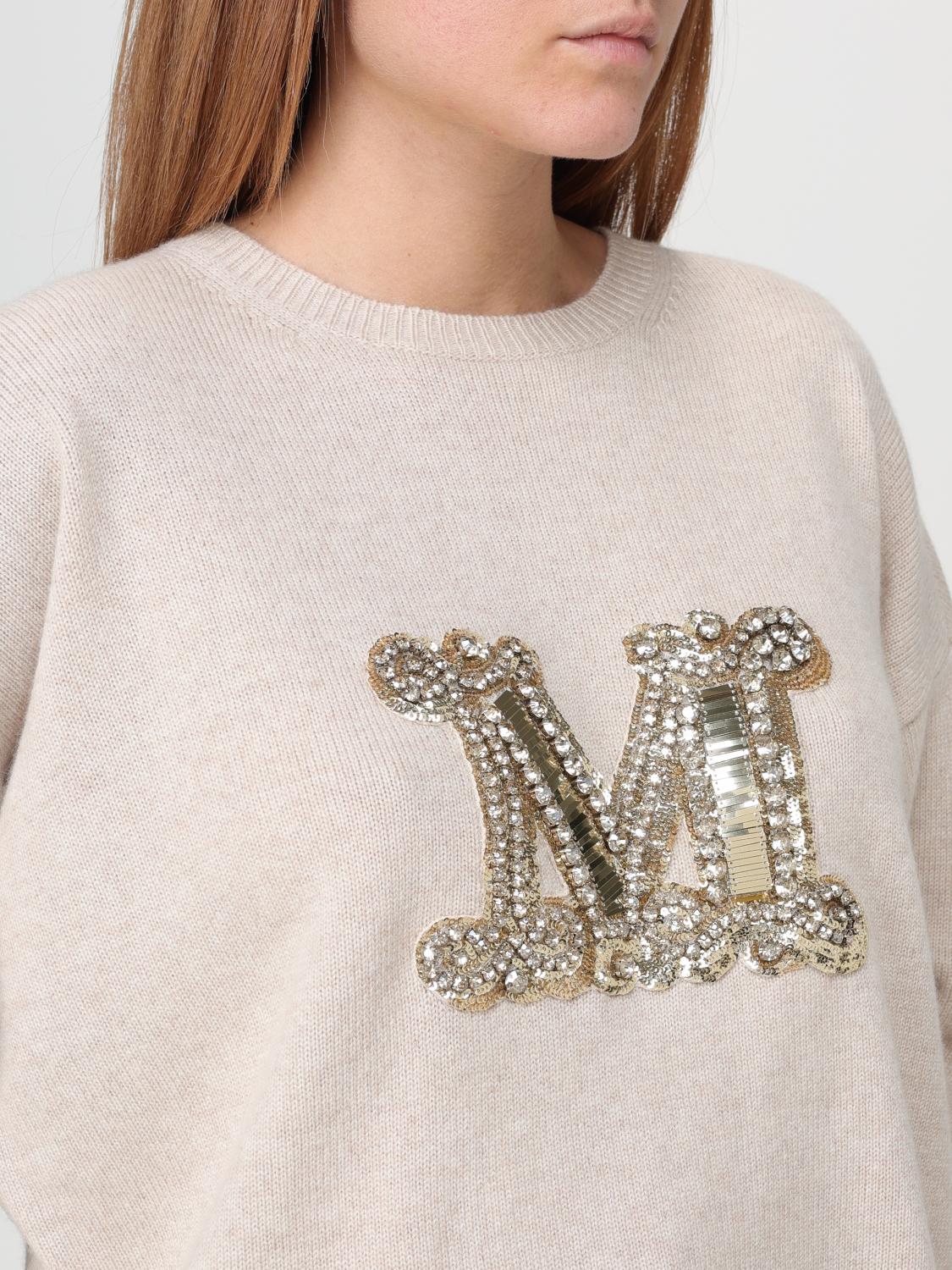 MAX MARA MAGLIA: Maglia M Max Mara in lana, Beige - Img 5