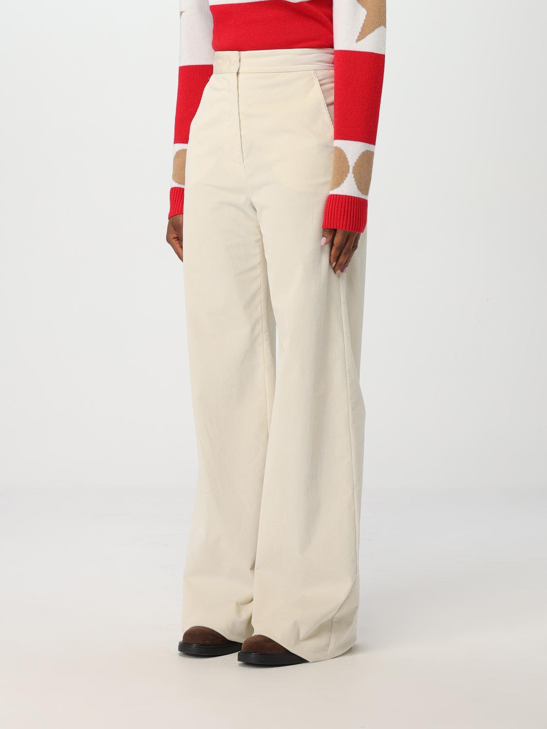 MAX MARA PANTALON: Pantalon femme Max Mara, Blanc - Img 4