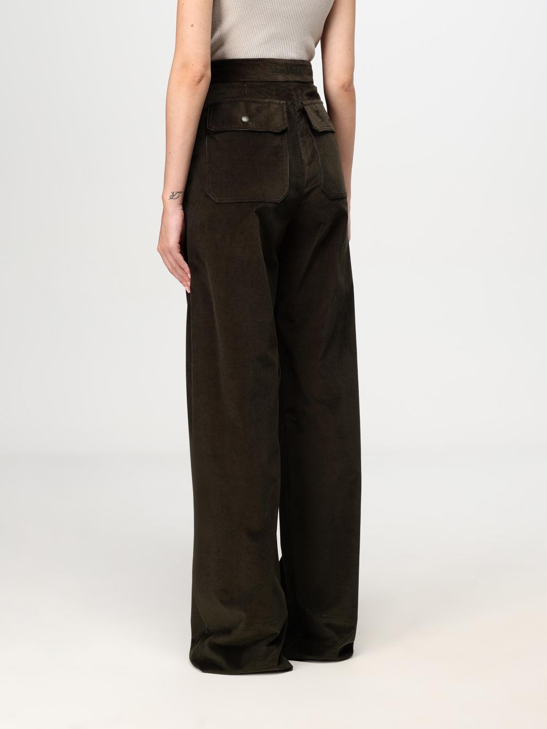 MAX MARA PANTS: Pants woman Max Mara, Kaki - Img 3