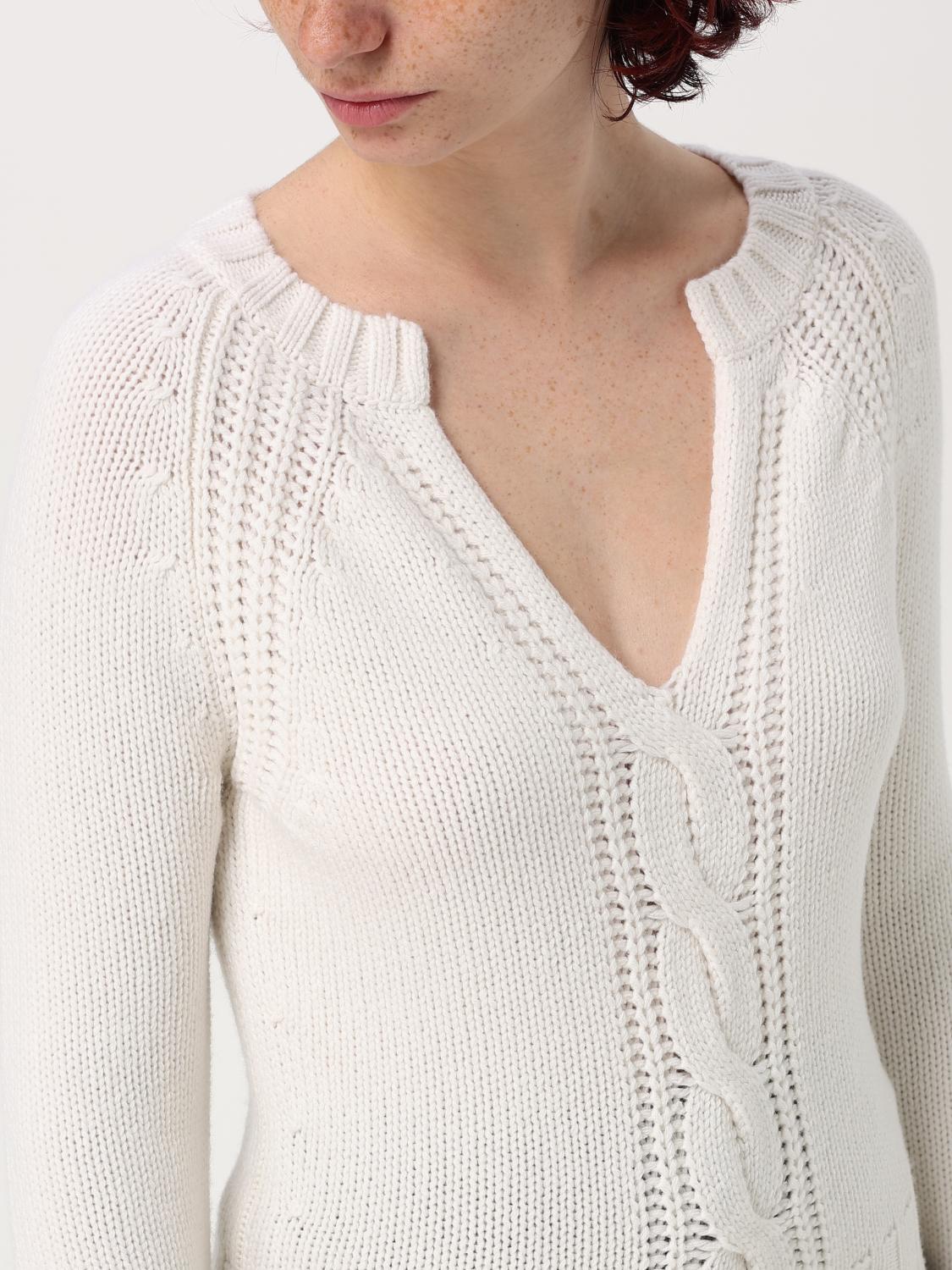 MAX MARA MAGLIA: Pullover Max Mara in cashmere , Bianco - Img 5