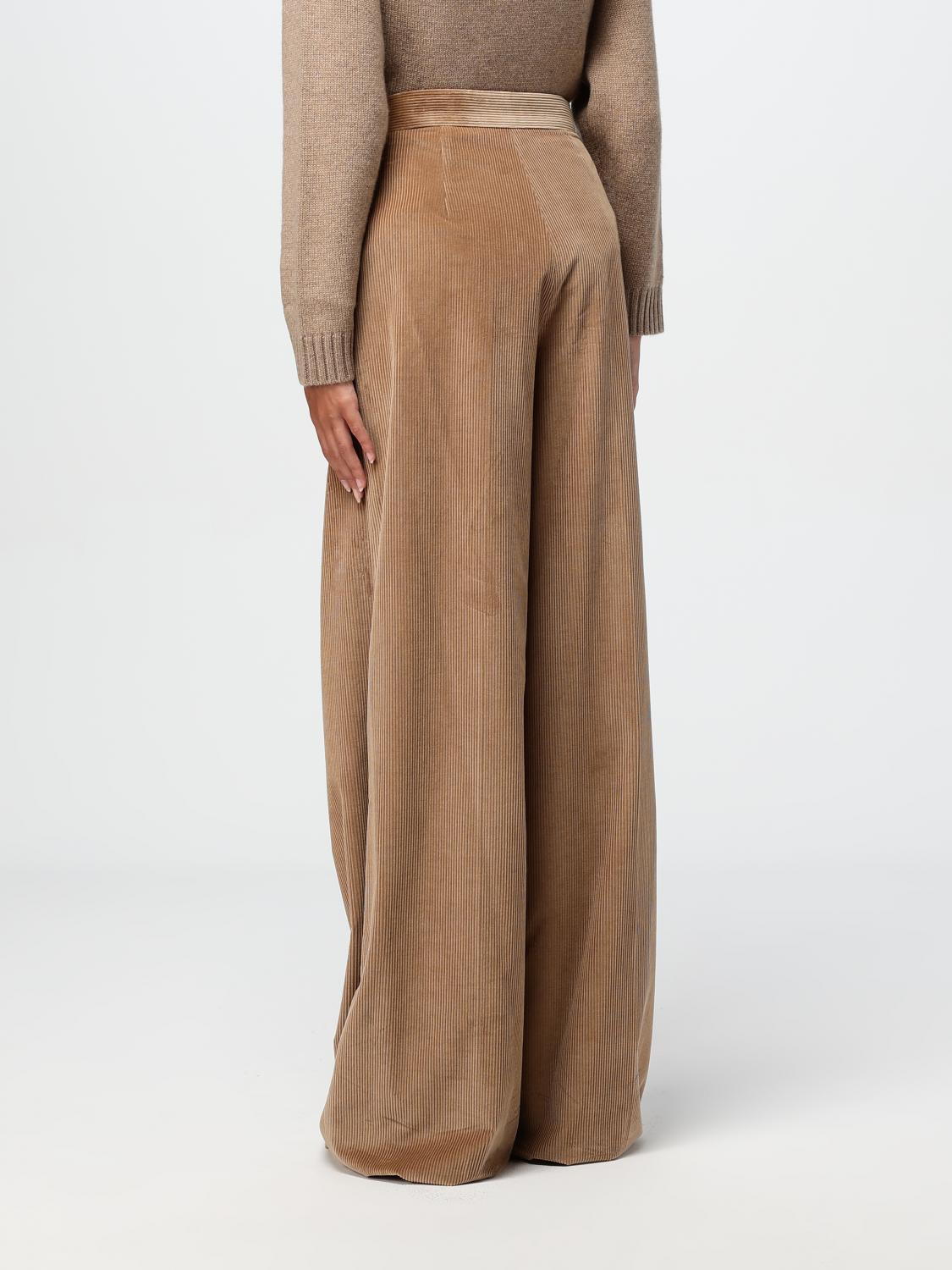 MAX MARA PANTALONI: Pantalone Max Mara in velluto a coste , Cammello - Img 3