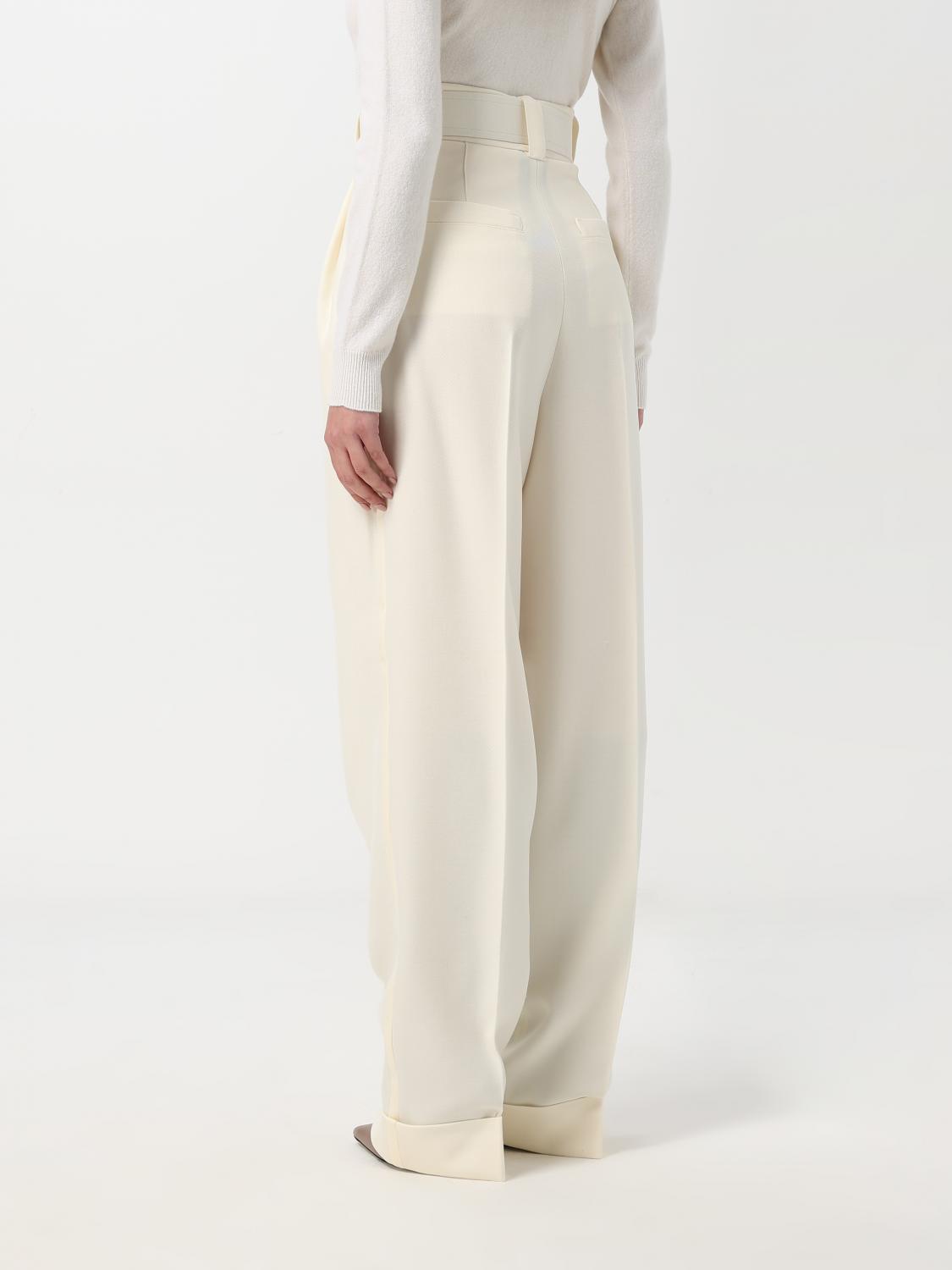 MAX MARA PANTALON: Pantalon femme Max Mara, Blanc - Img 3