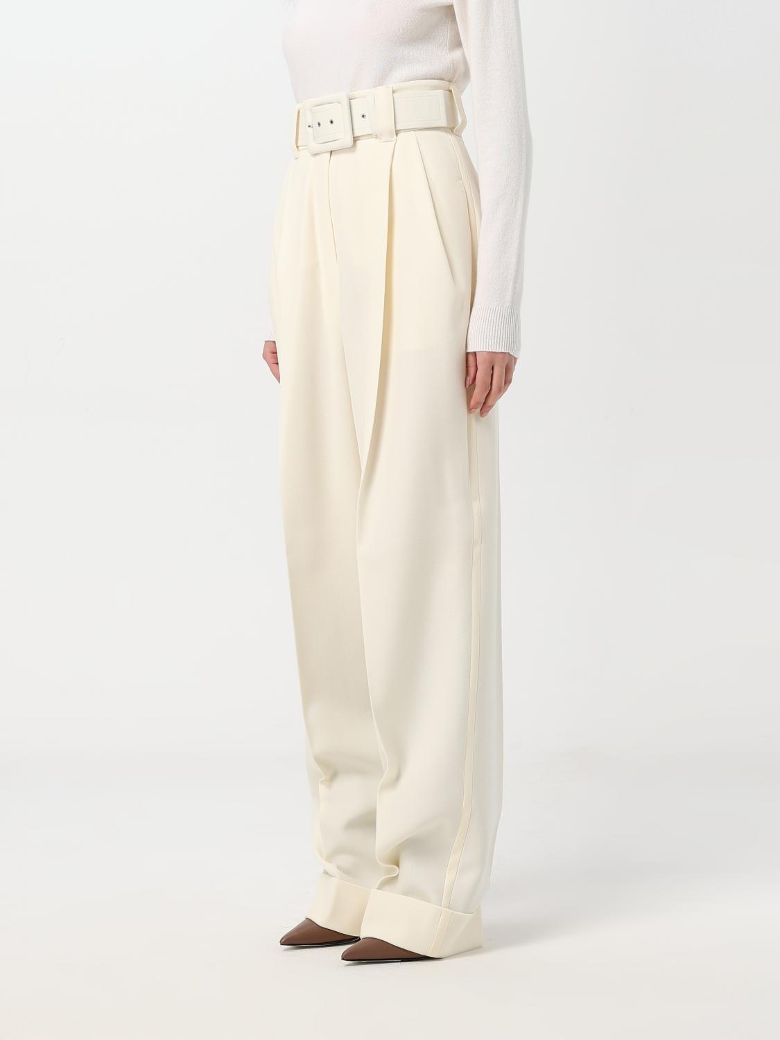 MAX MARA PANTALON: Pantalon femme Max Mara, Blanc - Img 4