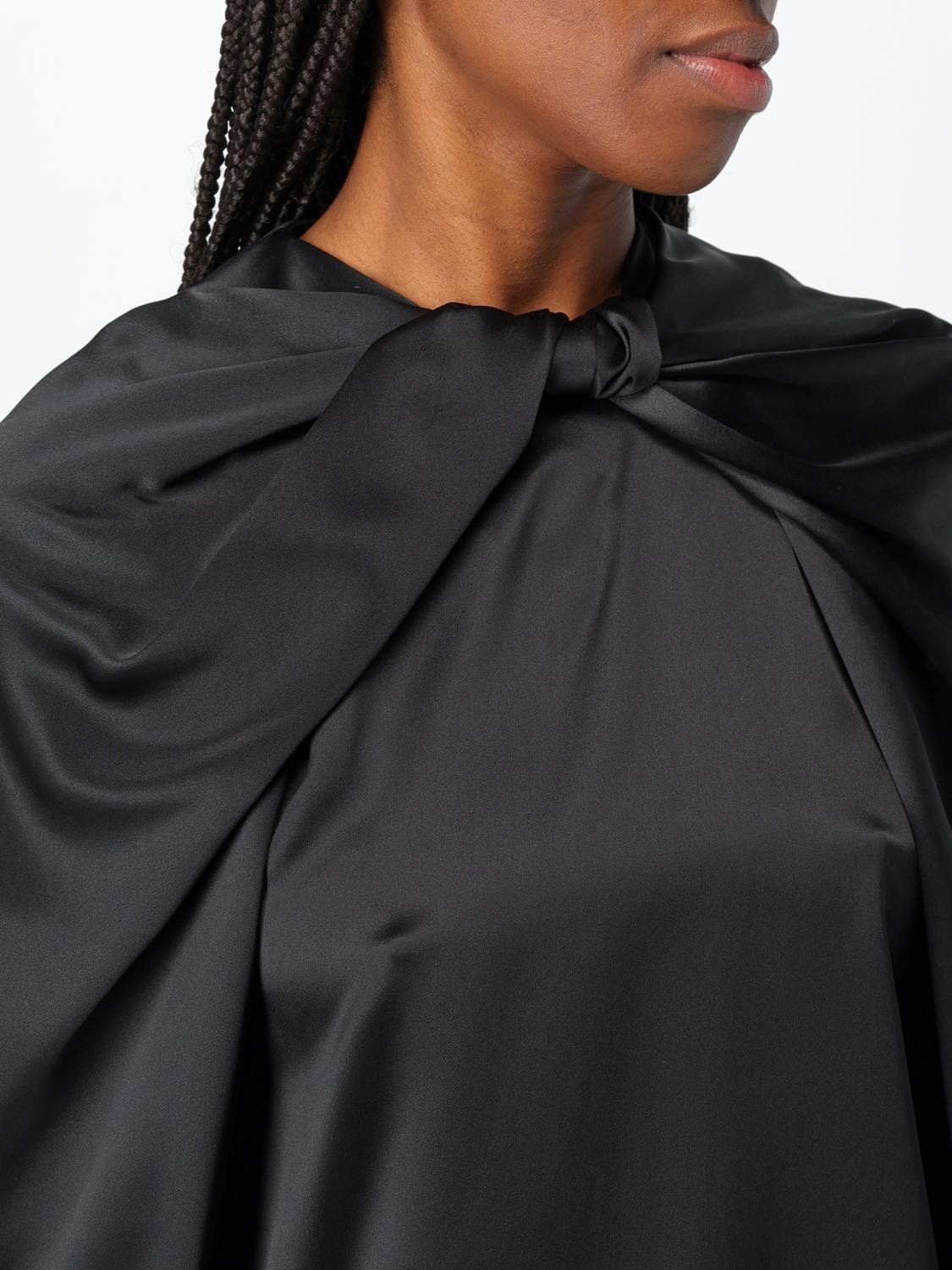 MAX MARA TOP: Max Mara silk blouse, Black - Img 5