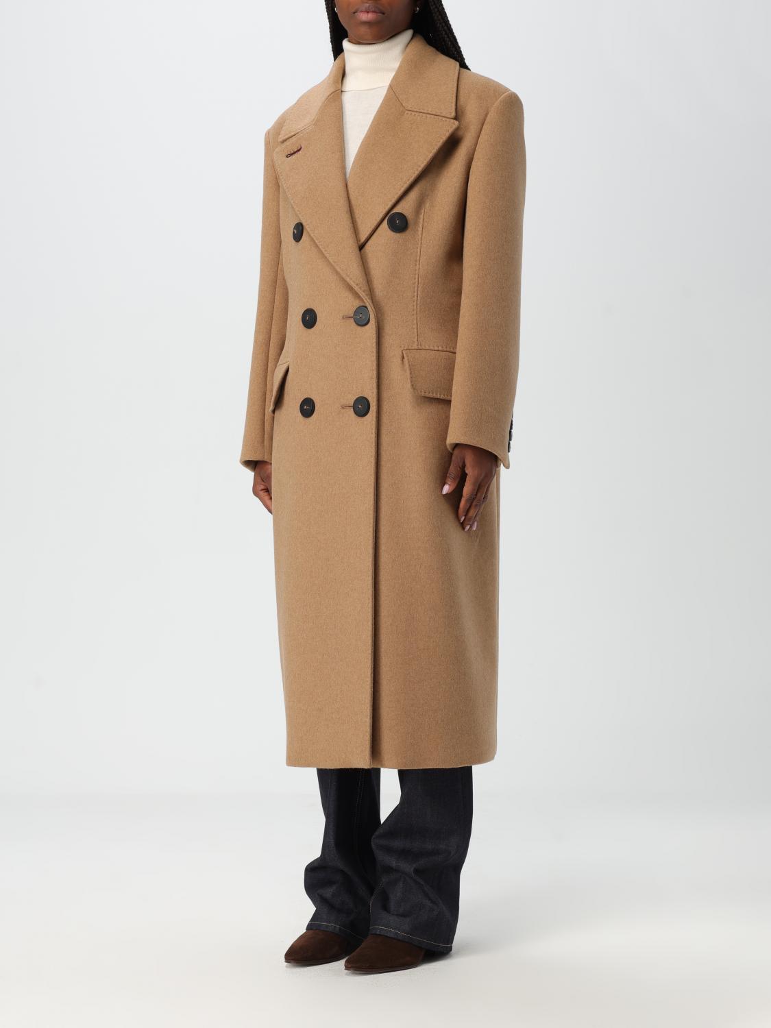 MAX MARA COAT: Coat woman Max Mara, Camel - Img 3