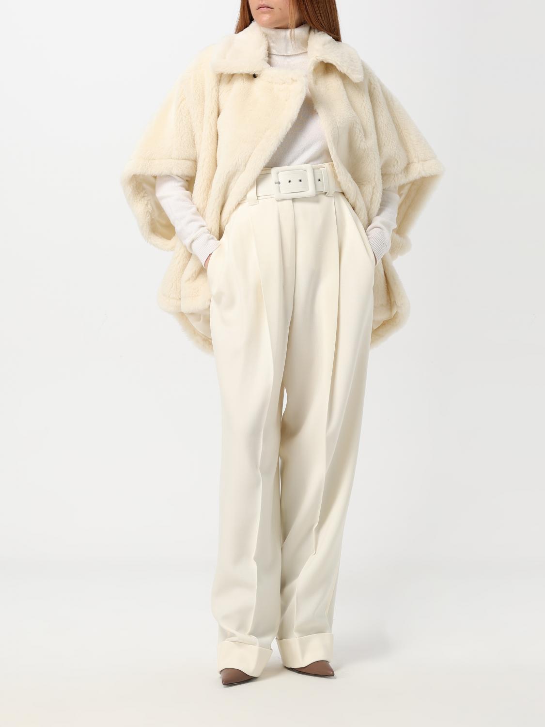 MAX MARA CAPE: Cape woman Max Mara, White - Img 2