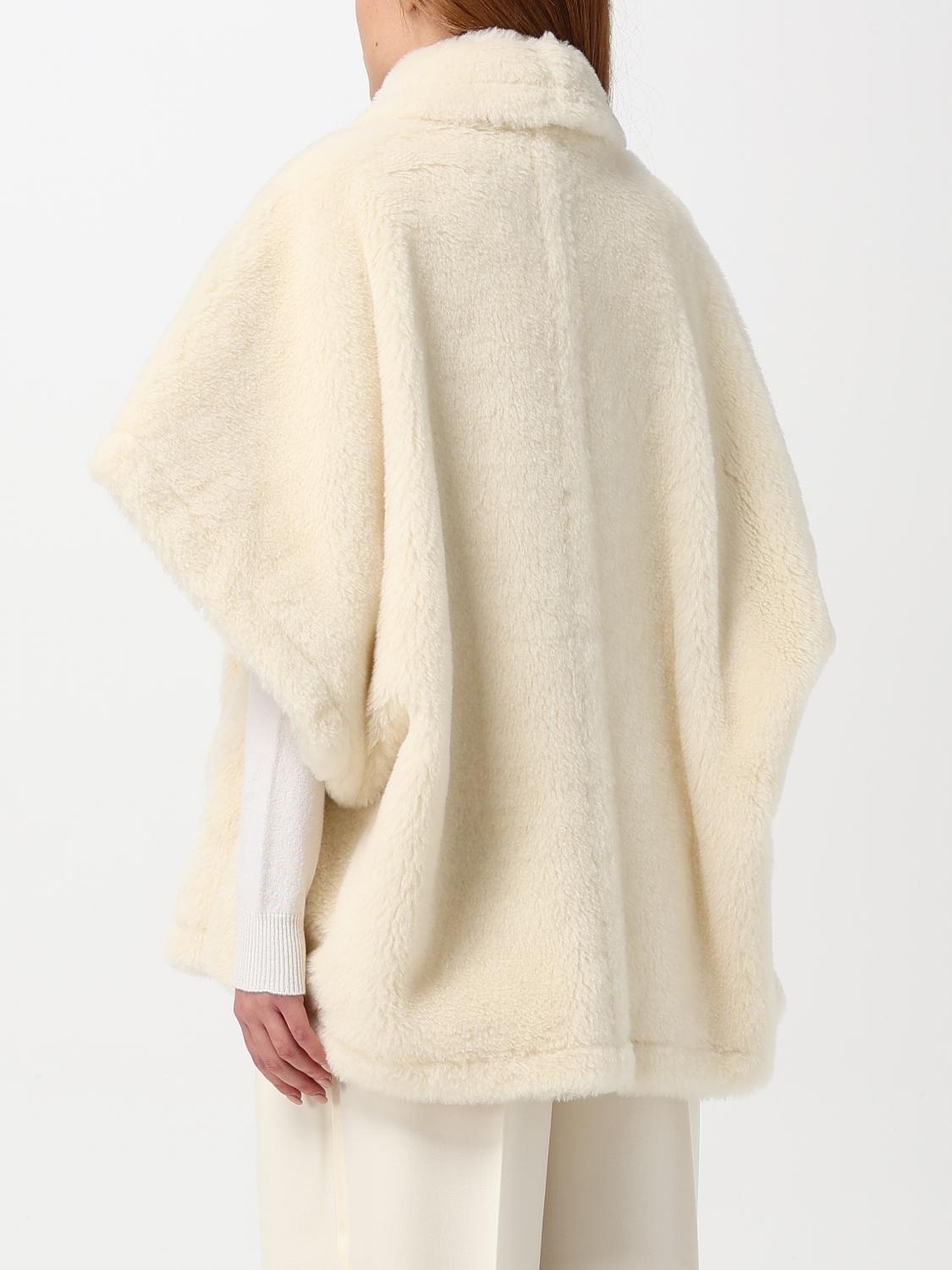MAX MARA CAPE: Cape woman Max Mara, White - Img 3