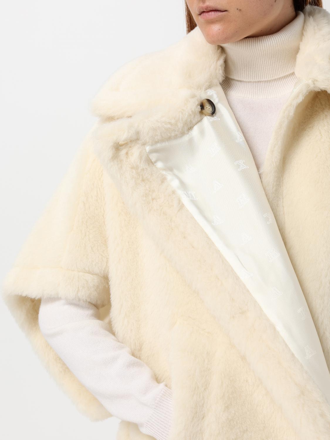 MAX MARA CAPE: Cape woman Max Mara, White - Img 5