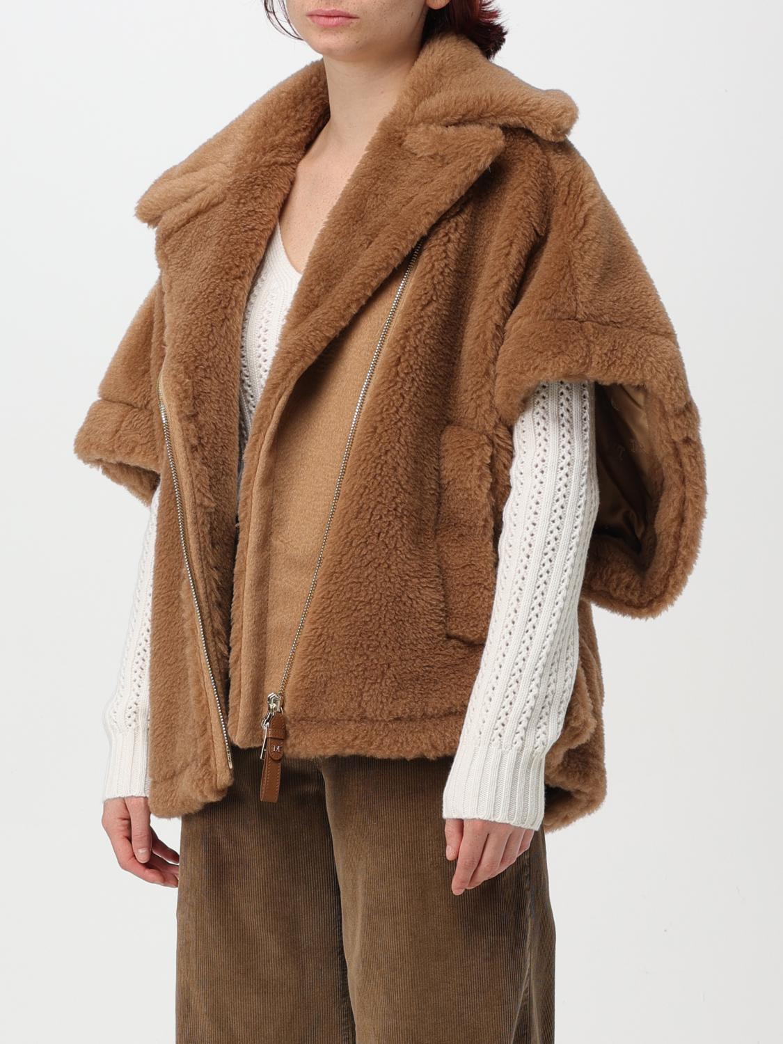 MAX MARA CAPE: Cape woman Max Mara, Camel - Img 4