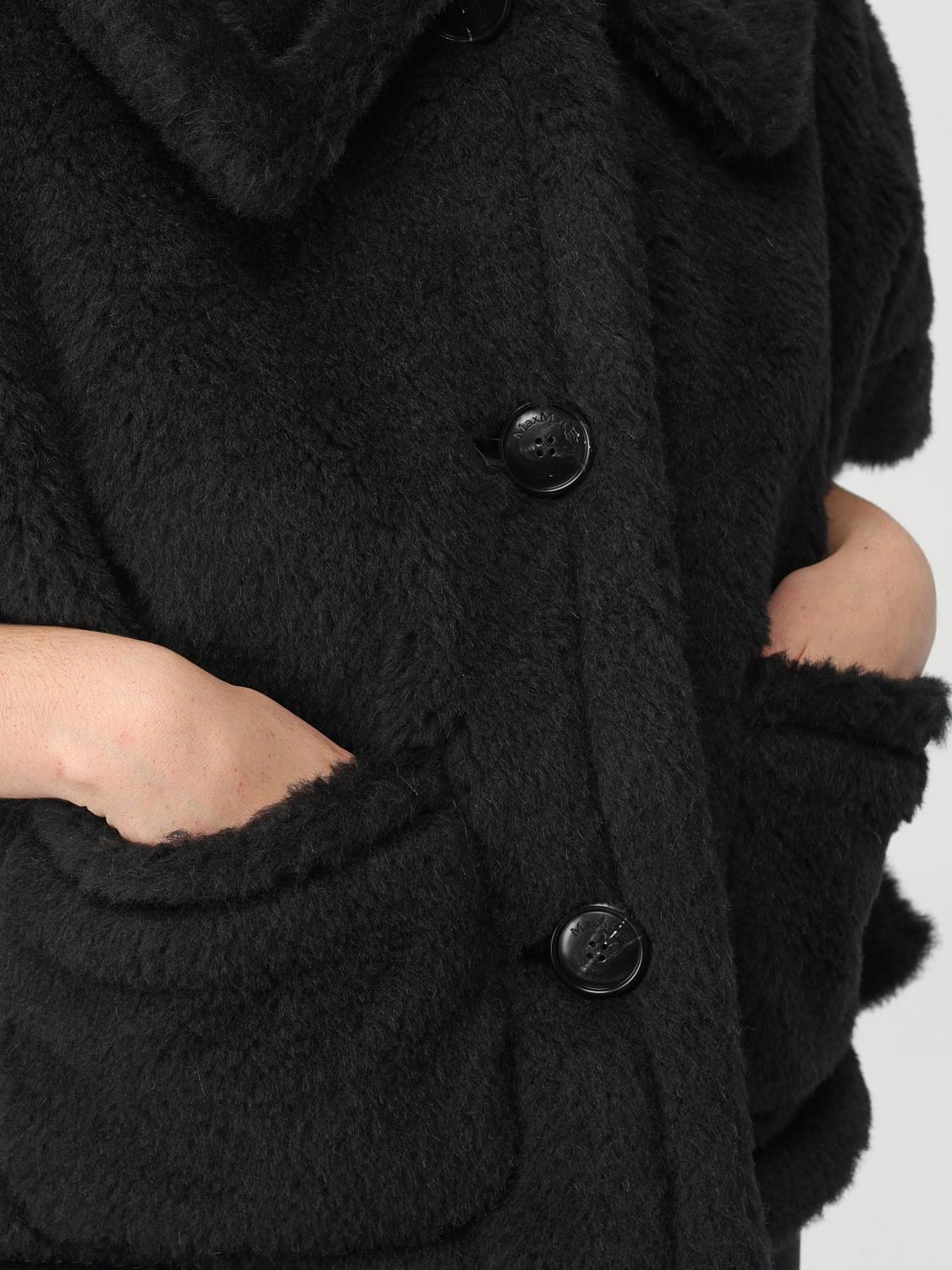 MAX MARA CAPE: Cape woman Max Mara, Black - Img 5