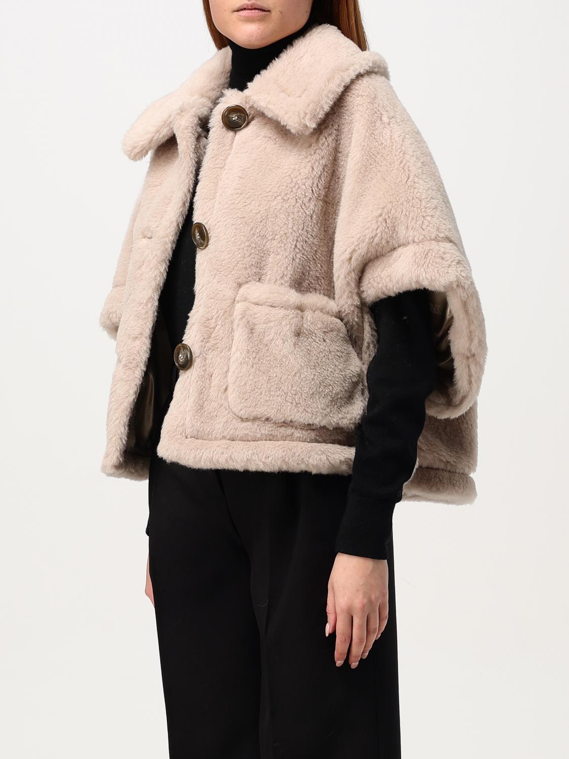 MAX MARA CAPE: Cape woman Max Mara, Beige - Img 4