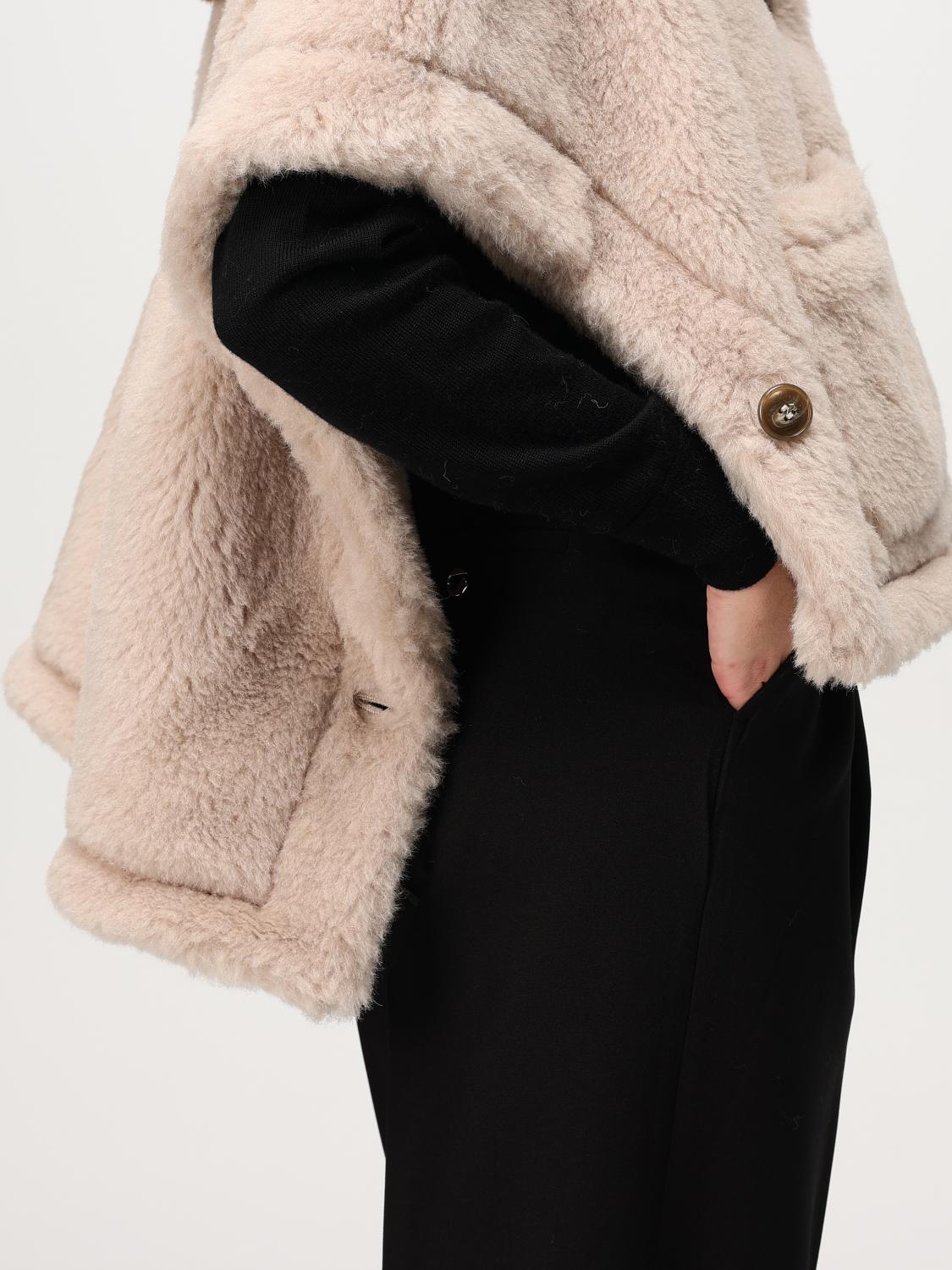 MAX MARA CAPE: Cape woman Max Mara, Beige - Img 5