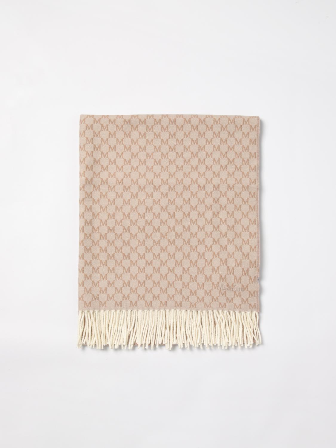 MAX MARA SCARF: Scarf woman Max Mara, Beige - Img 1