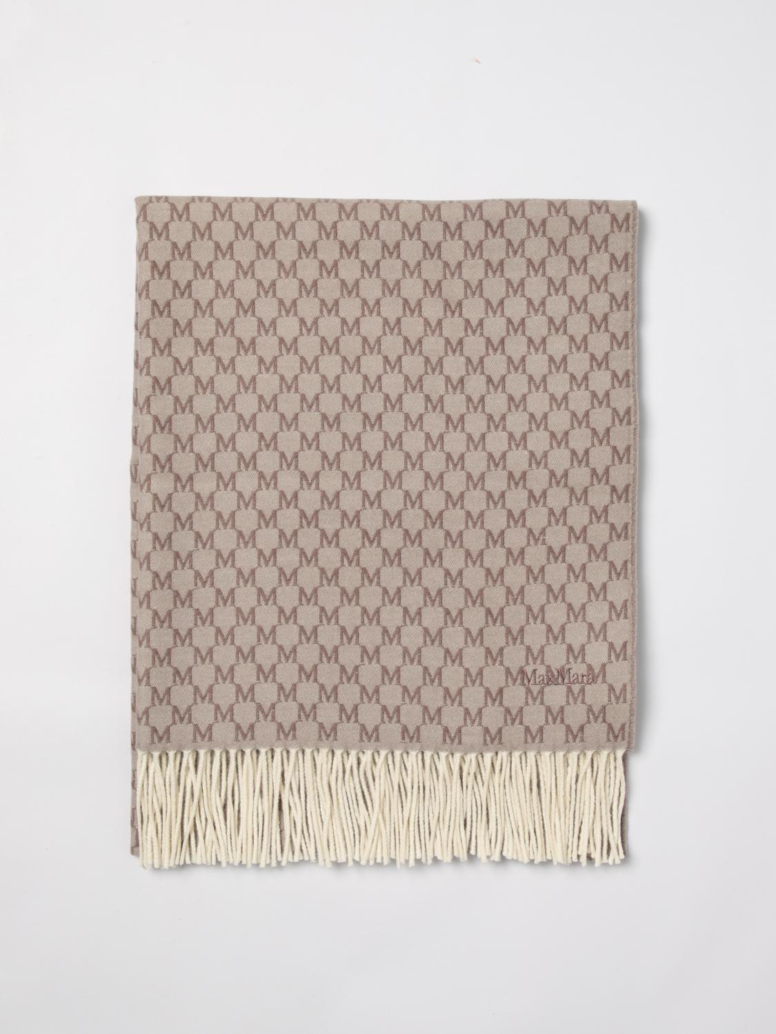 MAX MARA SCARF: Scarf woman Max Mara, Sand - Img 1