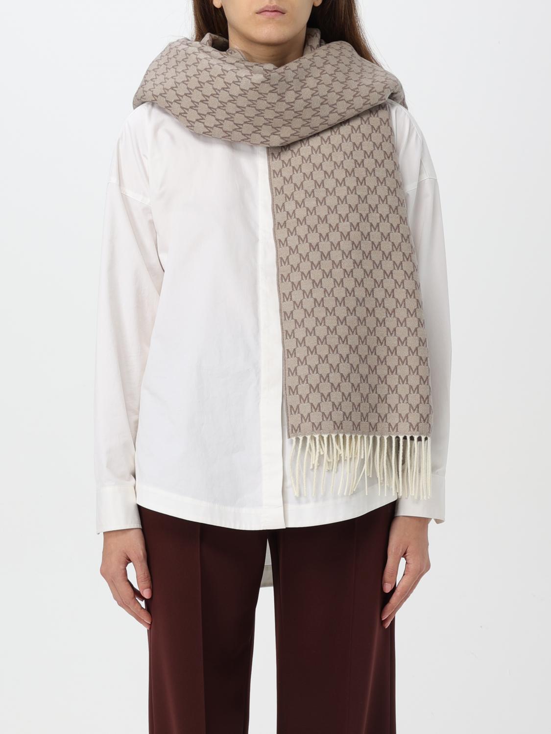 MAX MARA SCARF: Scarf woman Max Mara, Sand - Img 2