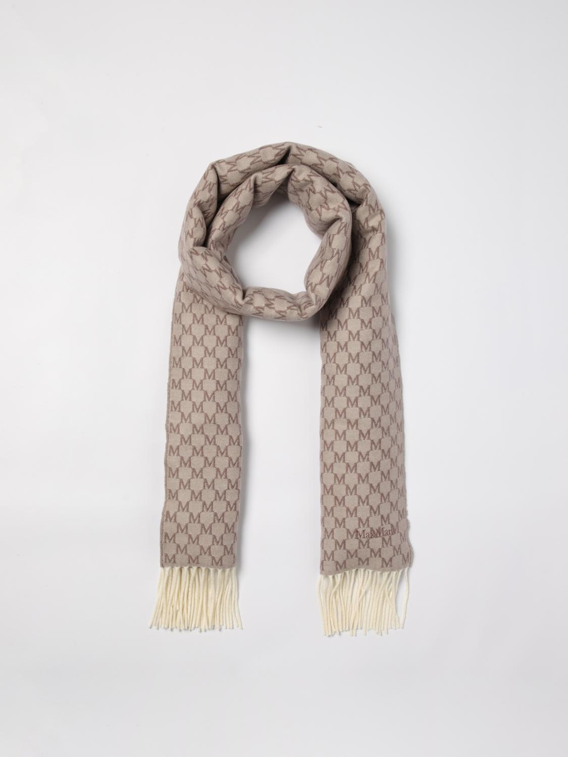 MAX MARA SCARF: Scarf woman Max Mara, Sand - Img 5