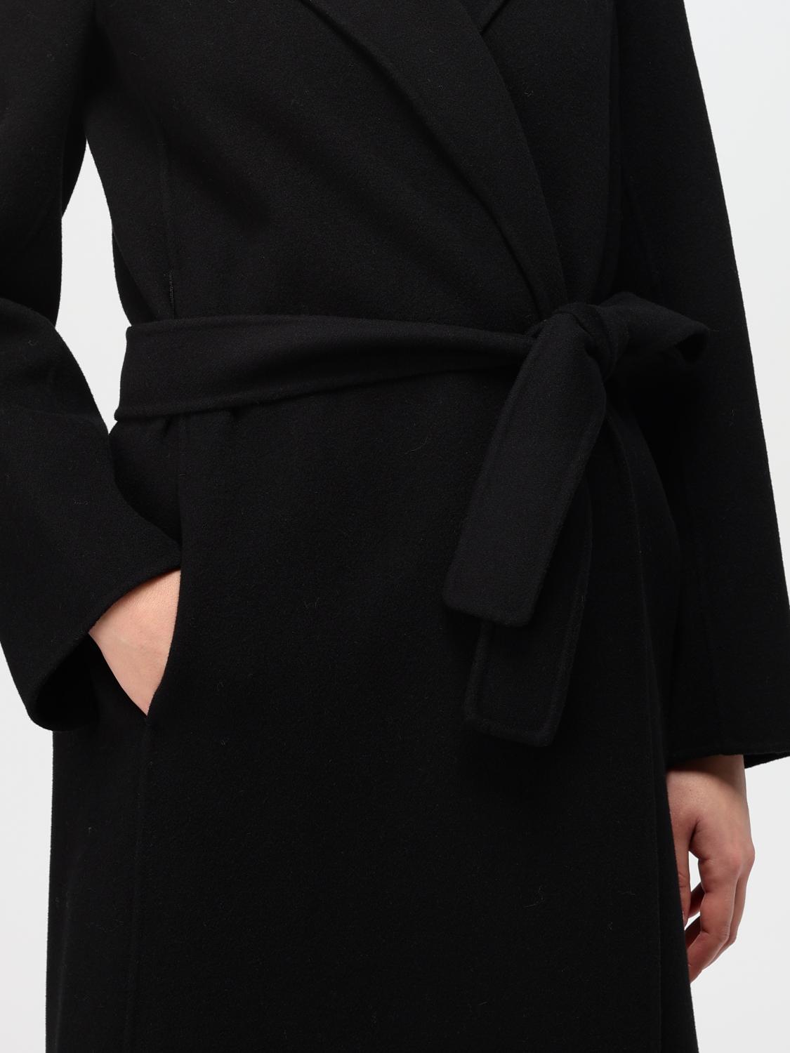 'S MAX MARA ABRIGO: Abrigo mujer 's Max Mara, Negro - Img 4