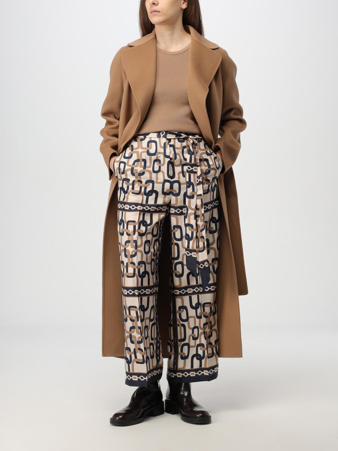 'S MAX MARA COAT: Coat woman 's Max Mara, Brown - Img 2