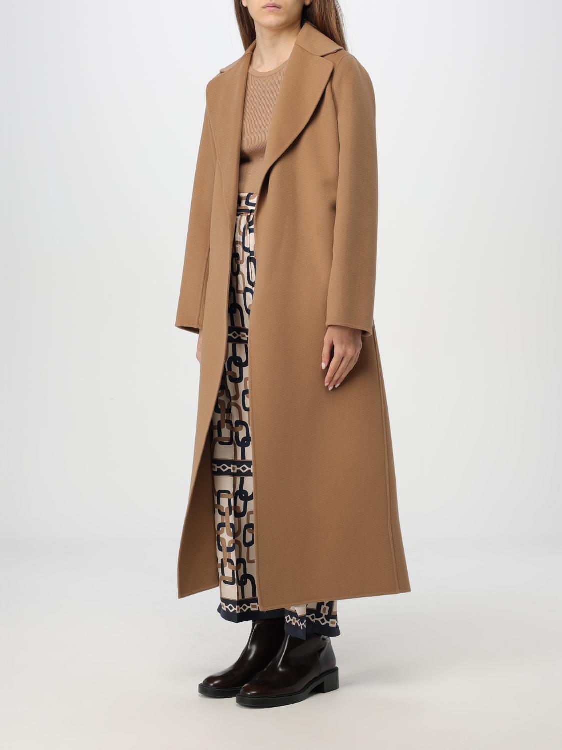 'S MAX MARA COAT: Coat woman 's Max Mara, Brown - Img 4