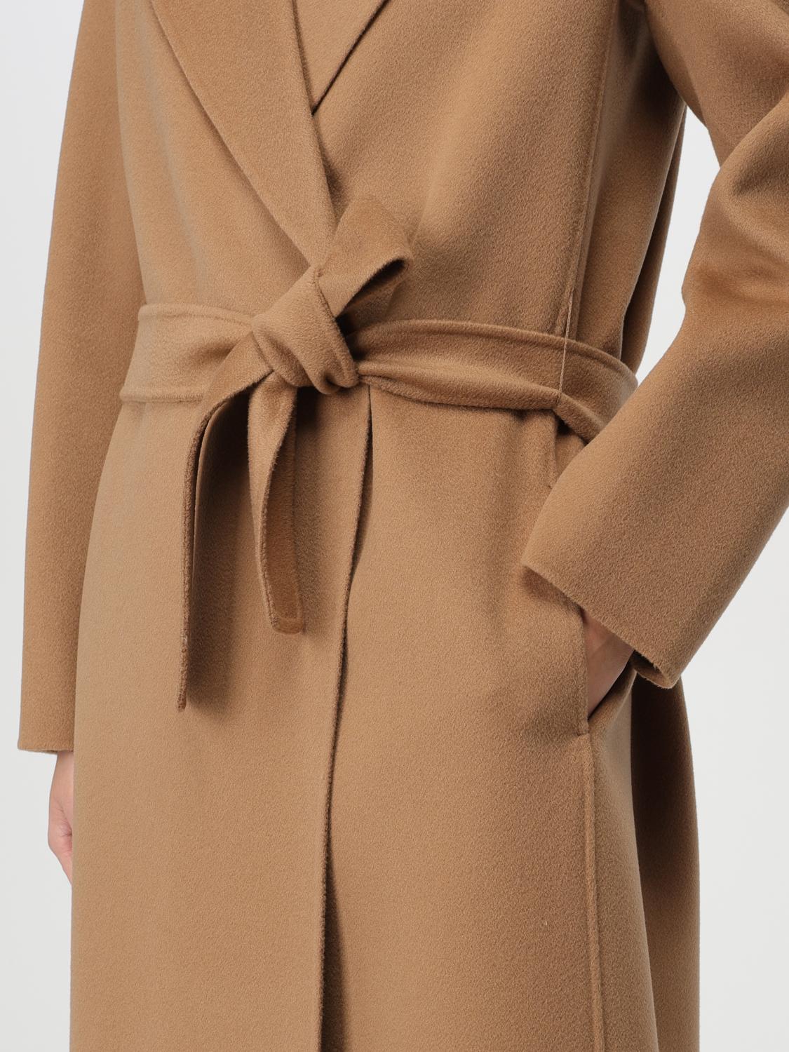 'S MAX MARA COAT: Coat woman 's Max Mara, Brown - Img 5