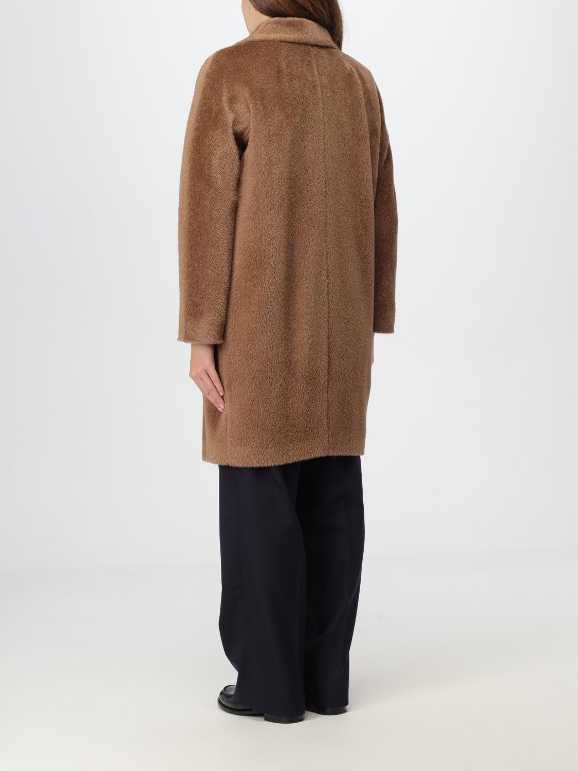 'S MAX MARA COAT: Coat woman 's Max Mara, Camel - Img 3