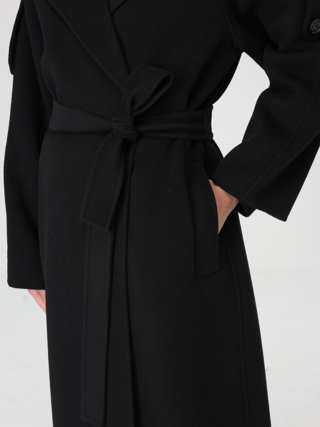'S MAX MARA ABRIGO: Abrigo mujer 's Max Mara, Negro - Img 5