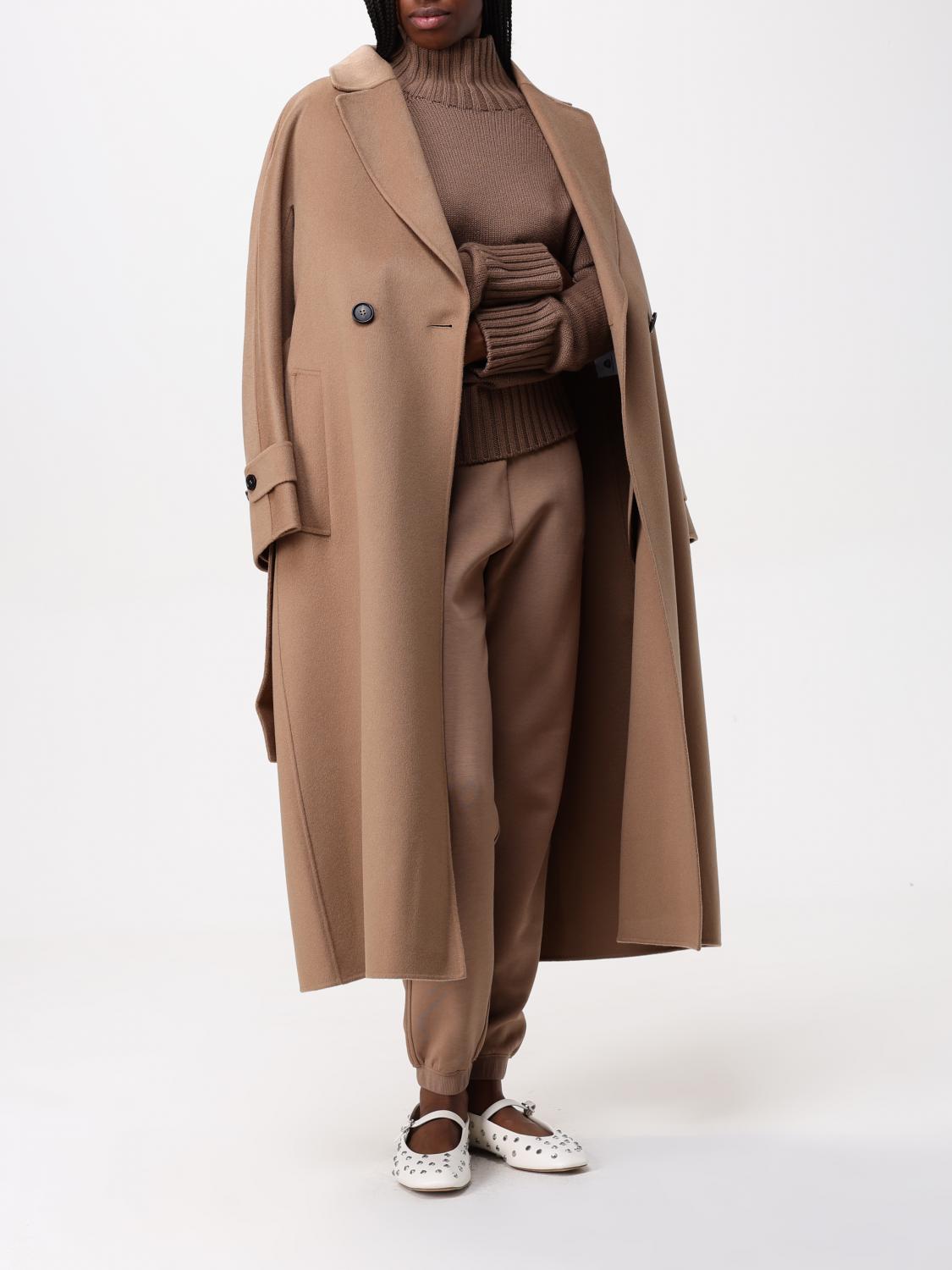 'S MAX MARA COAT: Coat woman 's Max Mara, Camel - Img 2