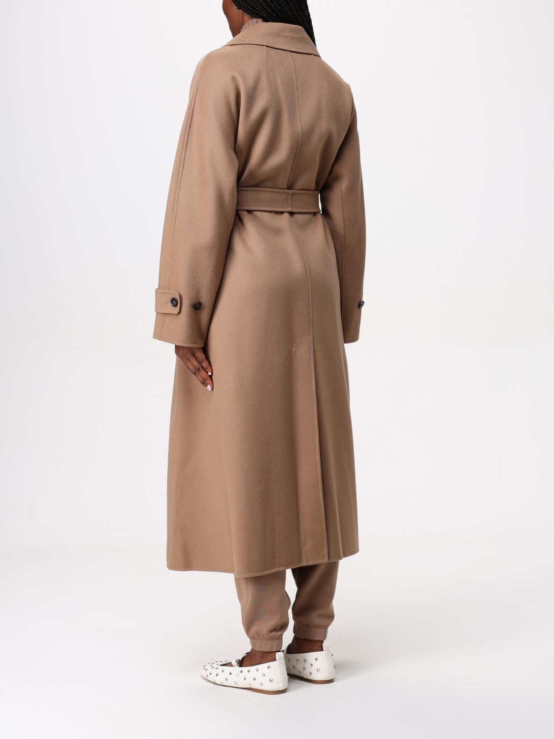 'S MAX MARA COAT: Coat woman 's Max Mara, Camel - Img 3