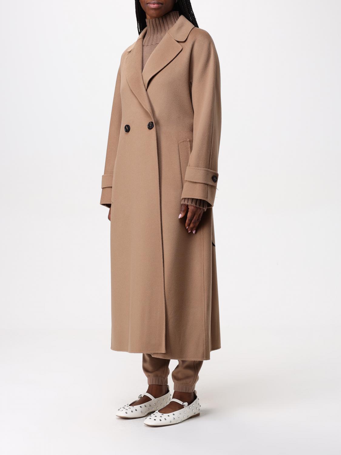 'S MAX MARA COAT: Coat woman 's Max Mara, Camel - Img 4