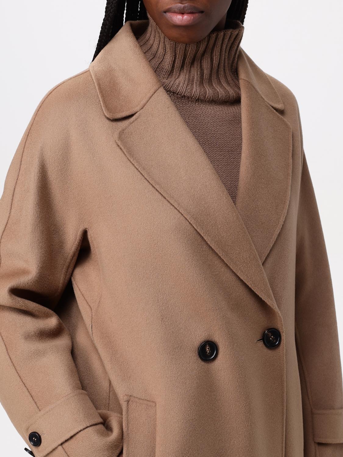 'S MAX MARA COAT: Coat woman 's Max Mara, Camel - Img 5