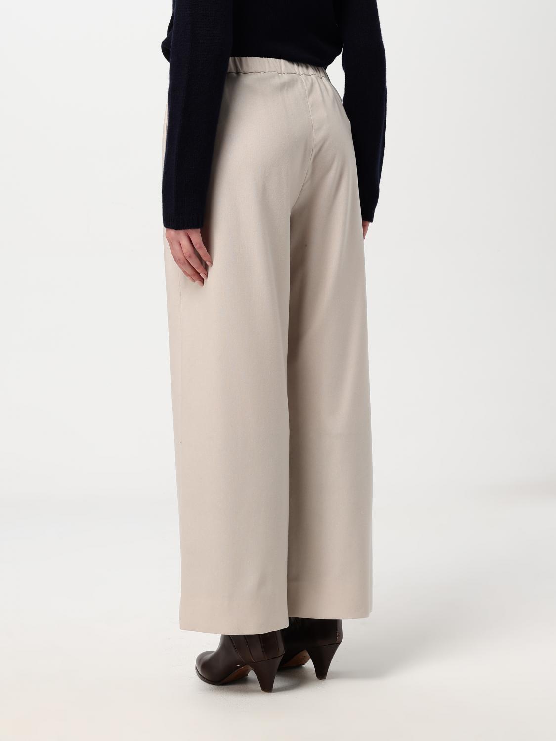 'S MAX MARA PANTS: Pants woman 's Max Mara, Ice - Img 3