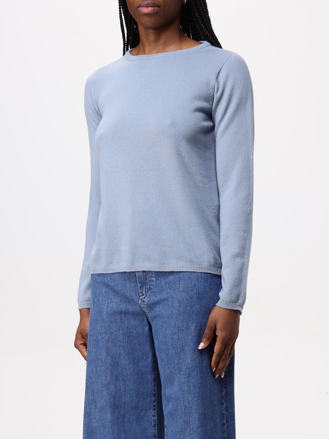 'S MAX MARA MAGLIA: Maglia in cashmere 's Max Mara, Azzurro - Img 3