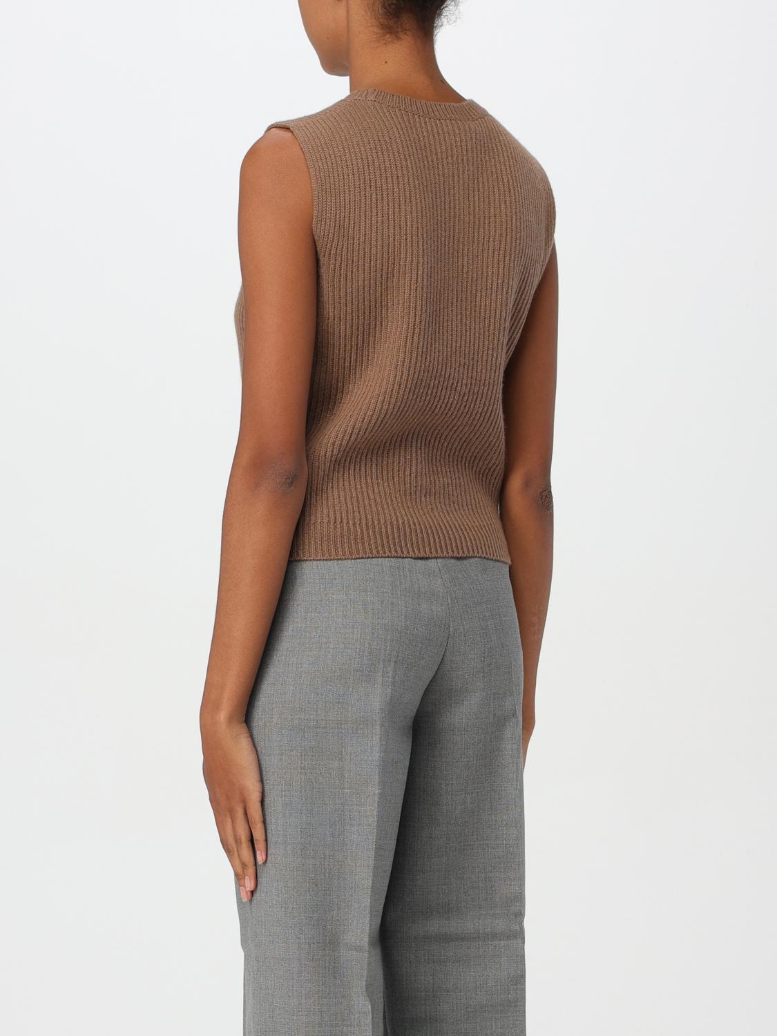 'S MAX MARA TOP: Top woman 's Max Mara, Camel - Img 3