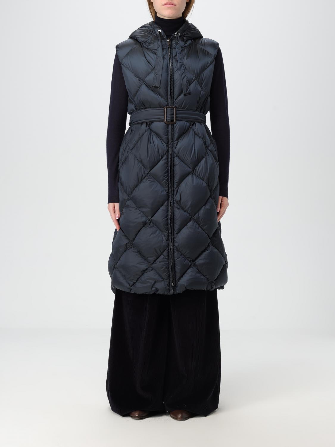 MAX MARA THE CUBE WAISTCOAT: Jacket woman Max Mara The Cube, Blue - Img 1