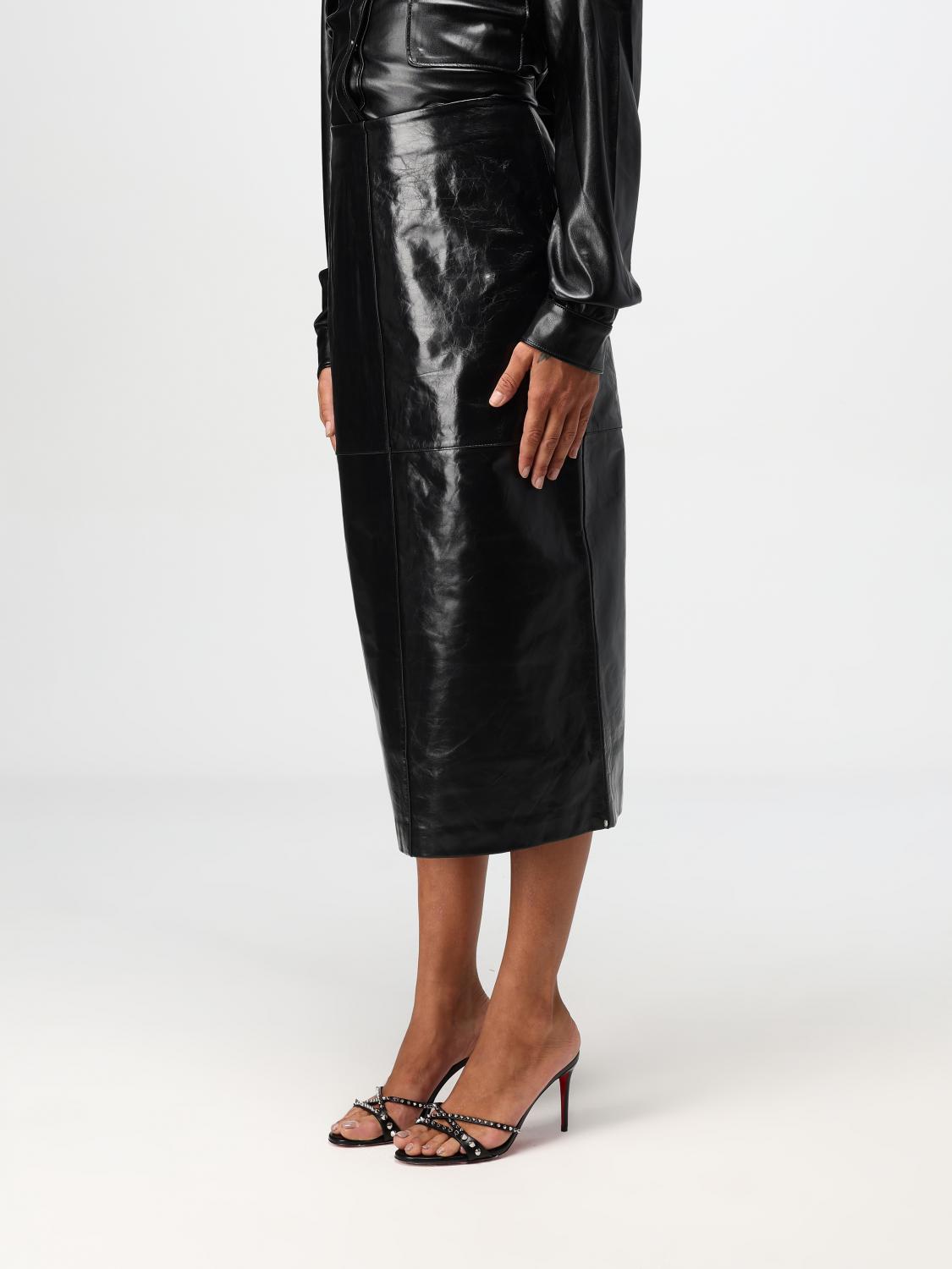 SPORTMAX: Skirt woman - Black | Sportmax skirt 2422406012600