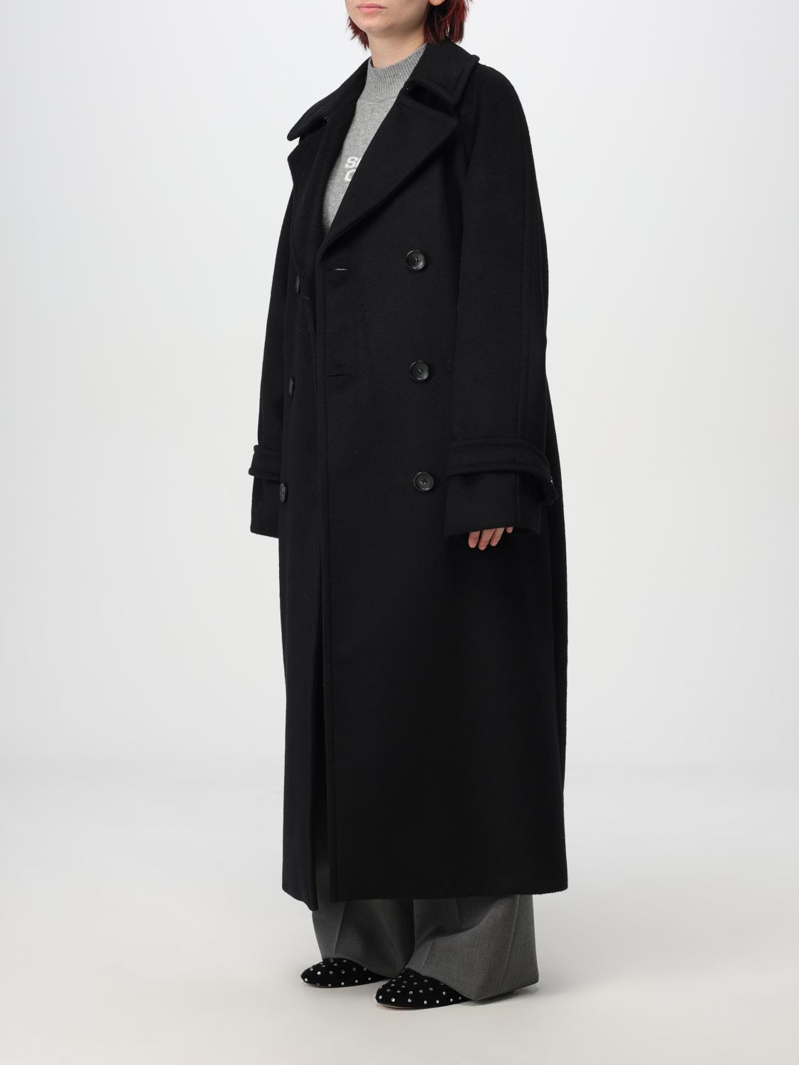 SPORTMAX ABRIGO: Abrigo mujer Sportmax, Negro - Img 4