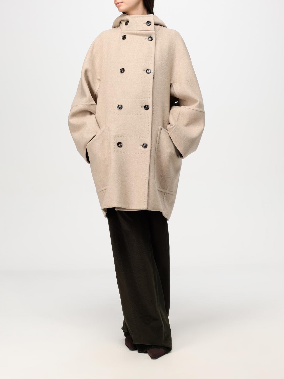 MAX MARA COAT: Coat woman Max Mara, Beige - Img 2