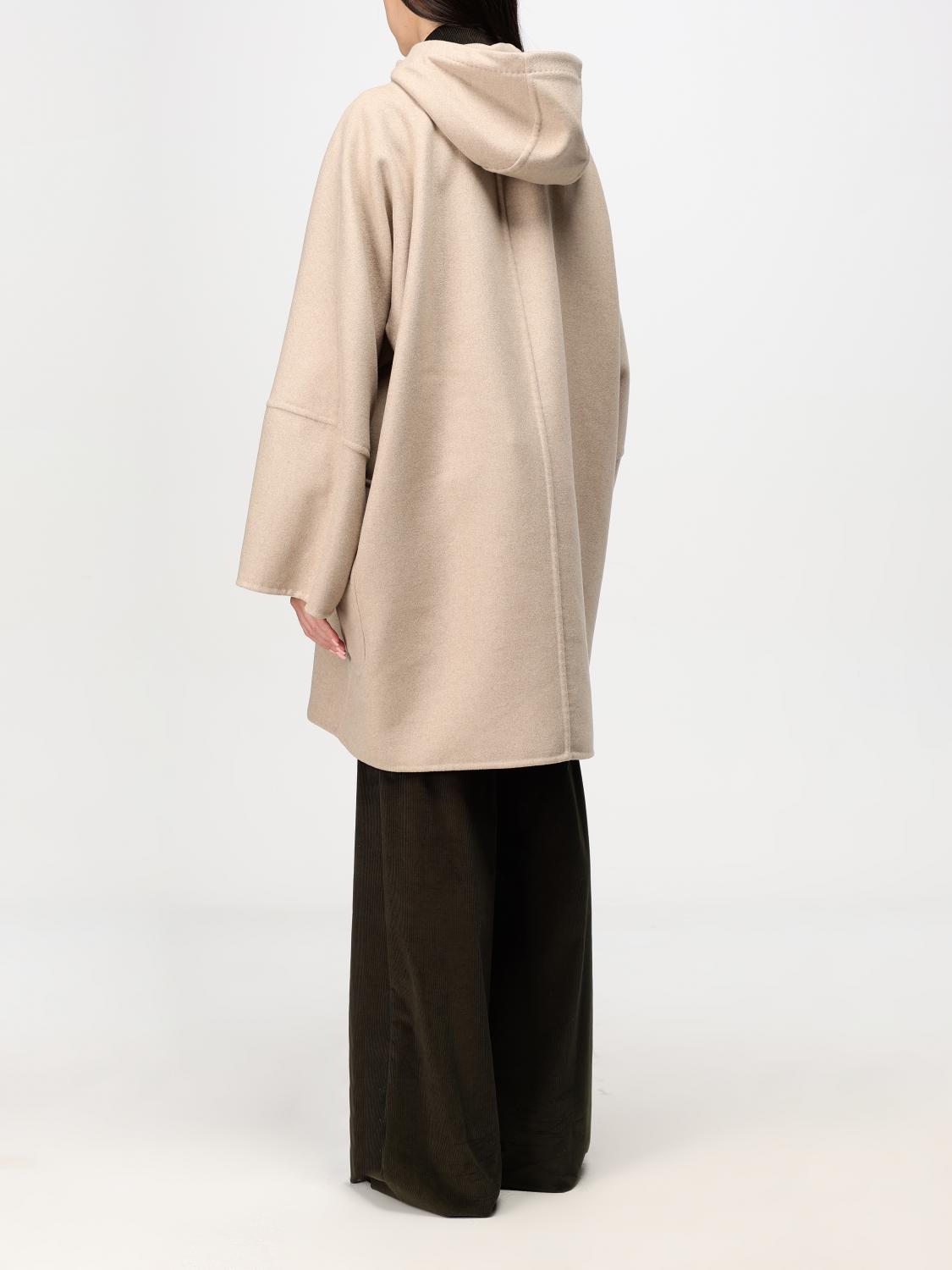 MAX MARA COAT: Coat woman Max Mara, Beige - Img 3