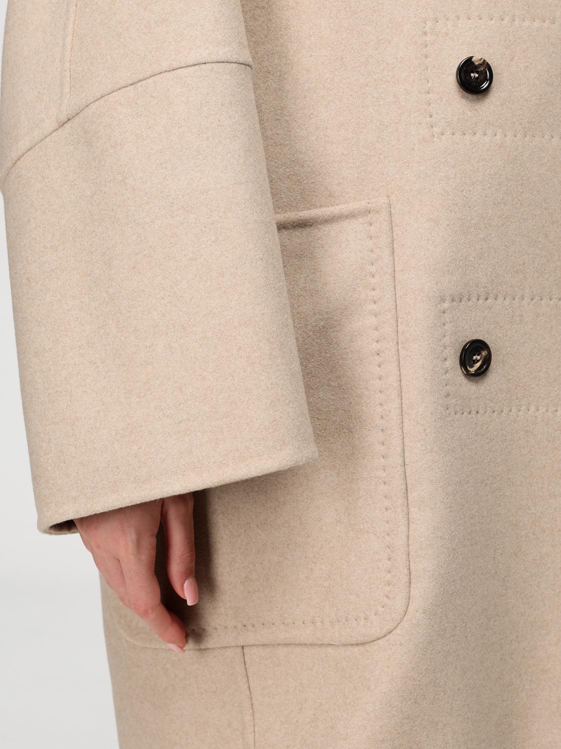 MAX MARA COAT: Coat woman Max Mara, Beige - Img 5