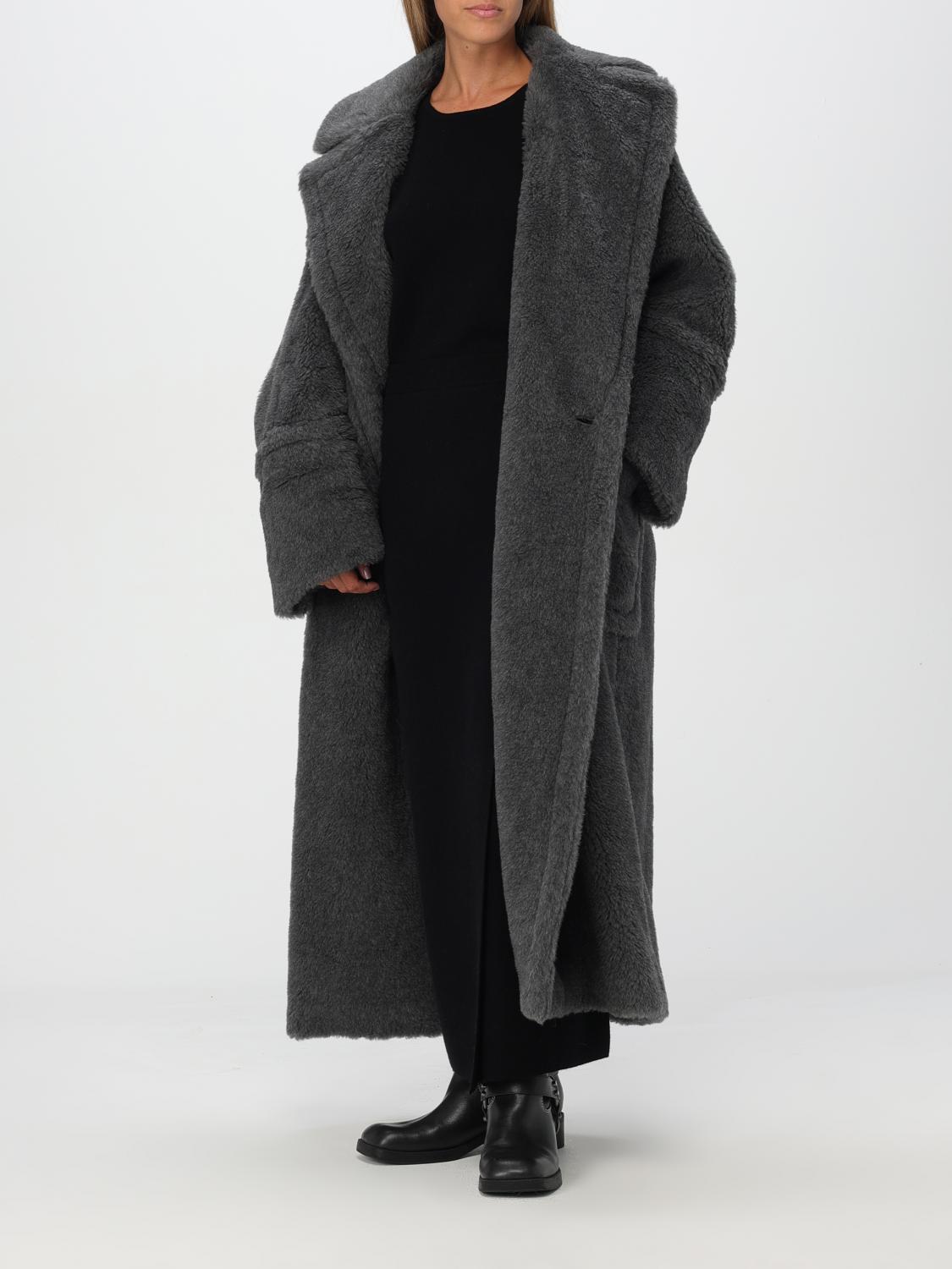 MaxMara シルク ウール チェスターコート ロングコート 44 グレー Max Mara コート レディース - グレー | 2421016313600 | GIGLIO.COM