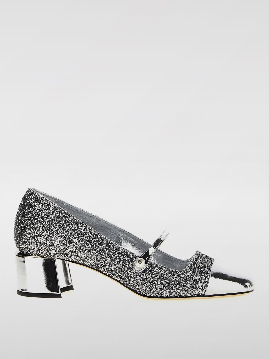 Silver jimmy choo shoes online