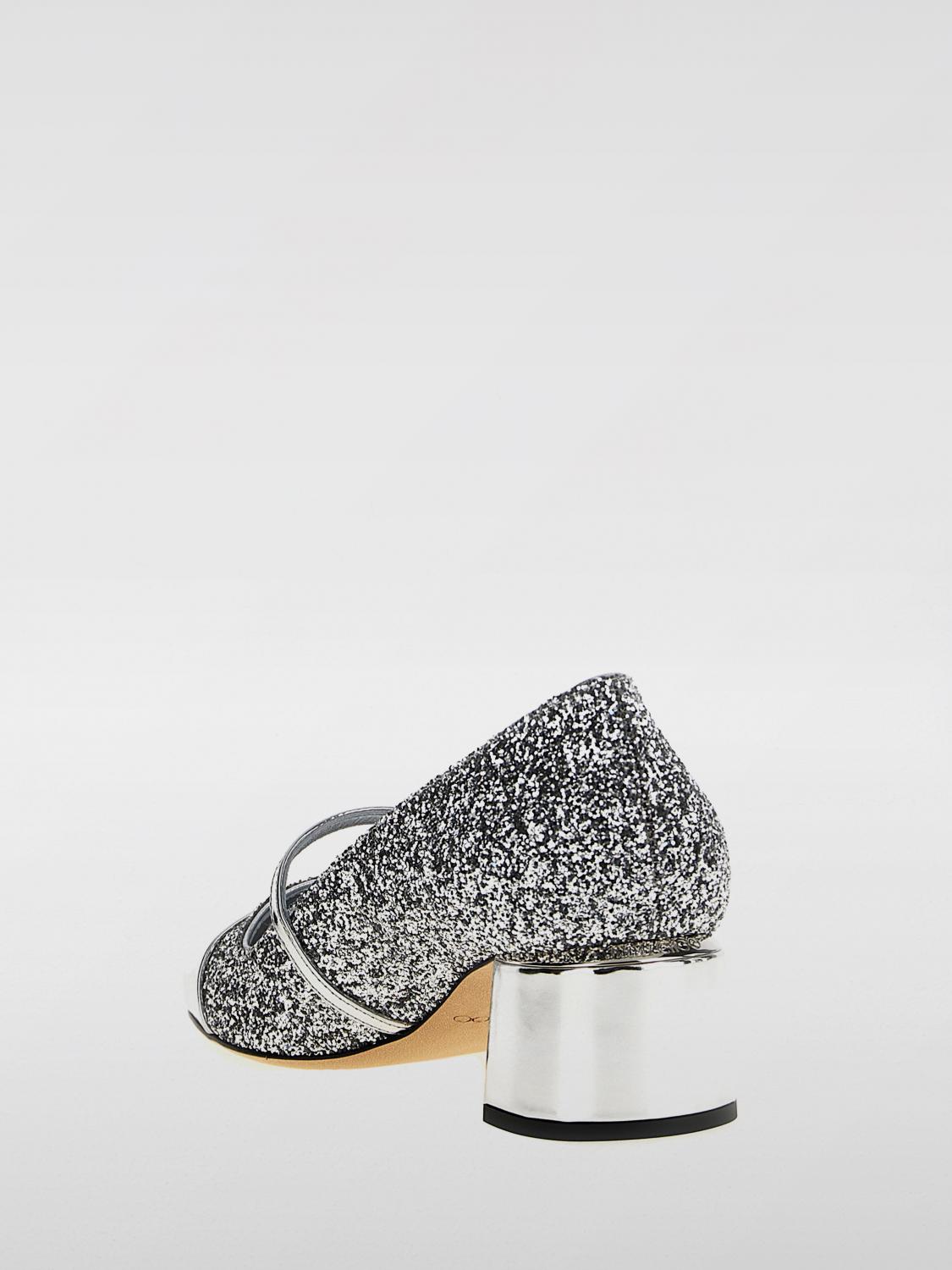 JIMMY CHOO SCARPE CON TACCO: Mary Jane Elisa Jimmy Choo glitter , Silver - Img 3