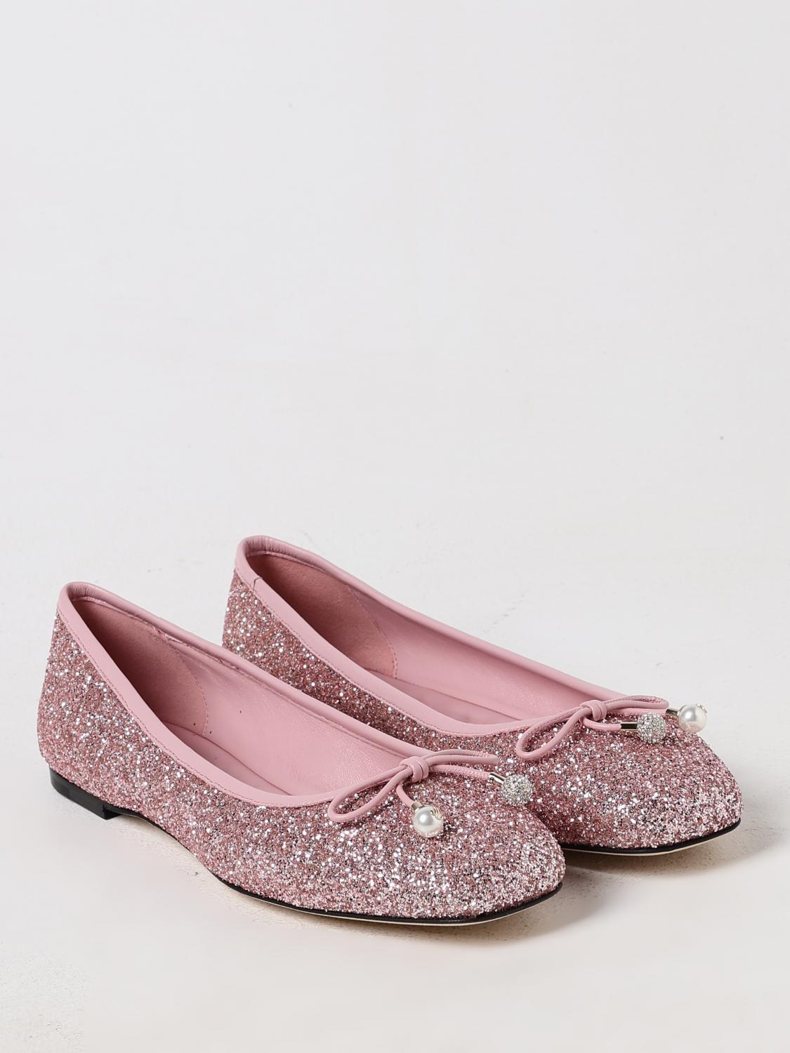 Jimmy Choo Shoes woman - Pink | ELMEFLATPZF | GIGLIO.COM