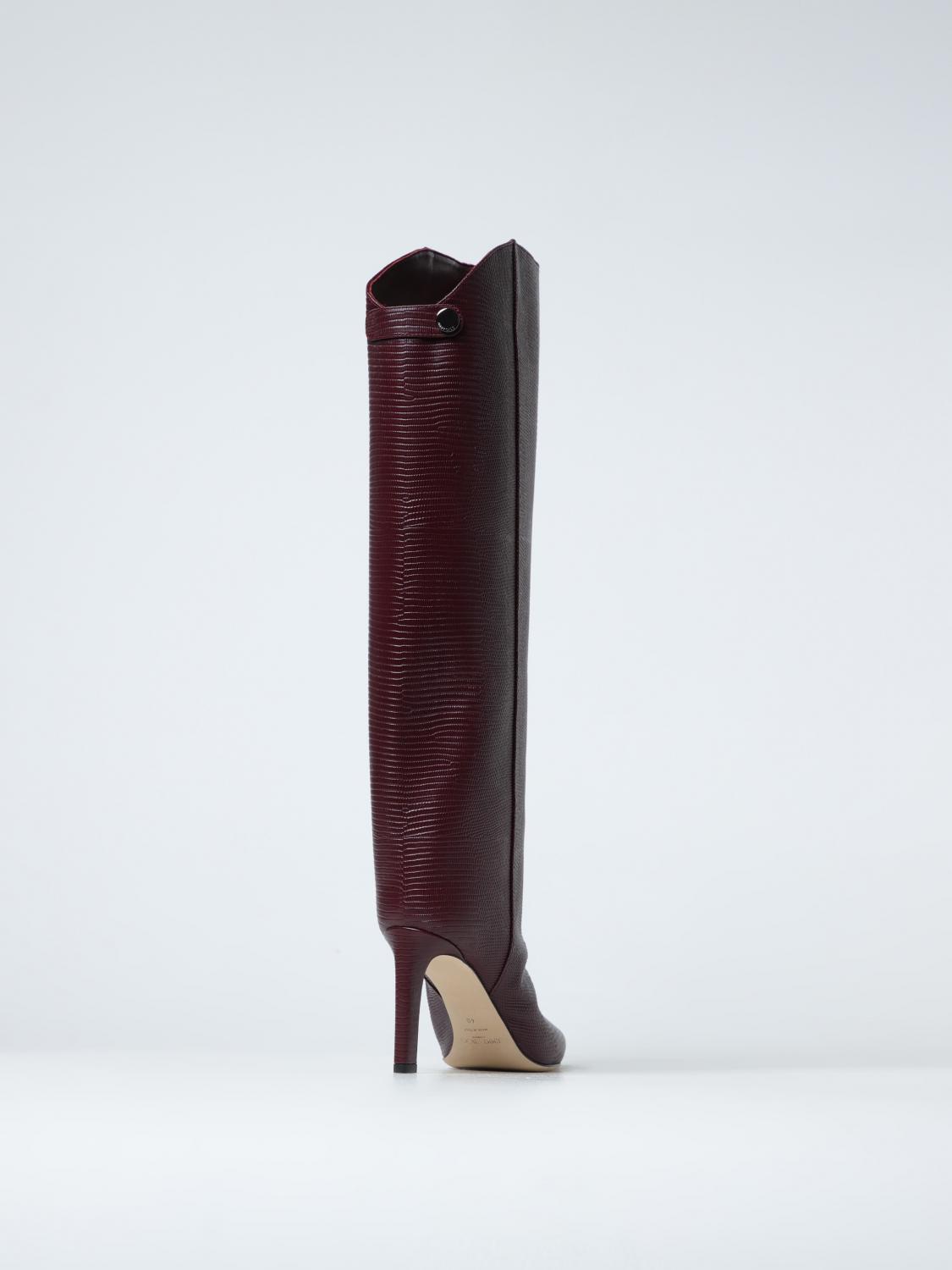 JIMMY CHOO BOOTS: Shoes woman Jimmy Choo, Burgundy - Img 3